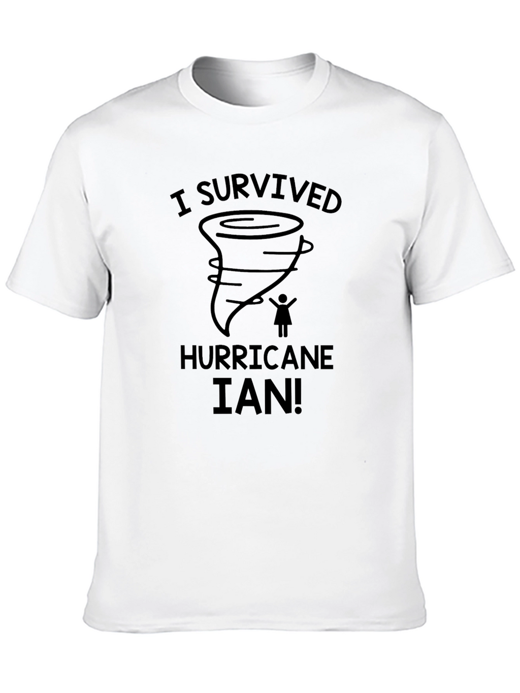 I Survived Hurricane Ian T-Shirt Black