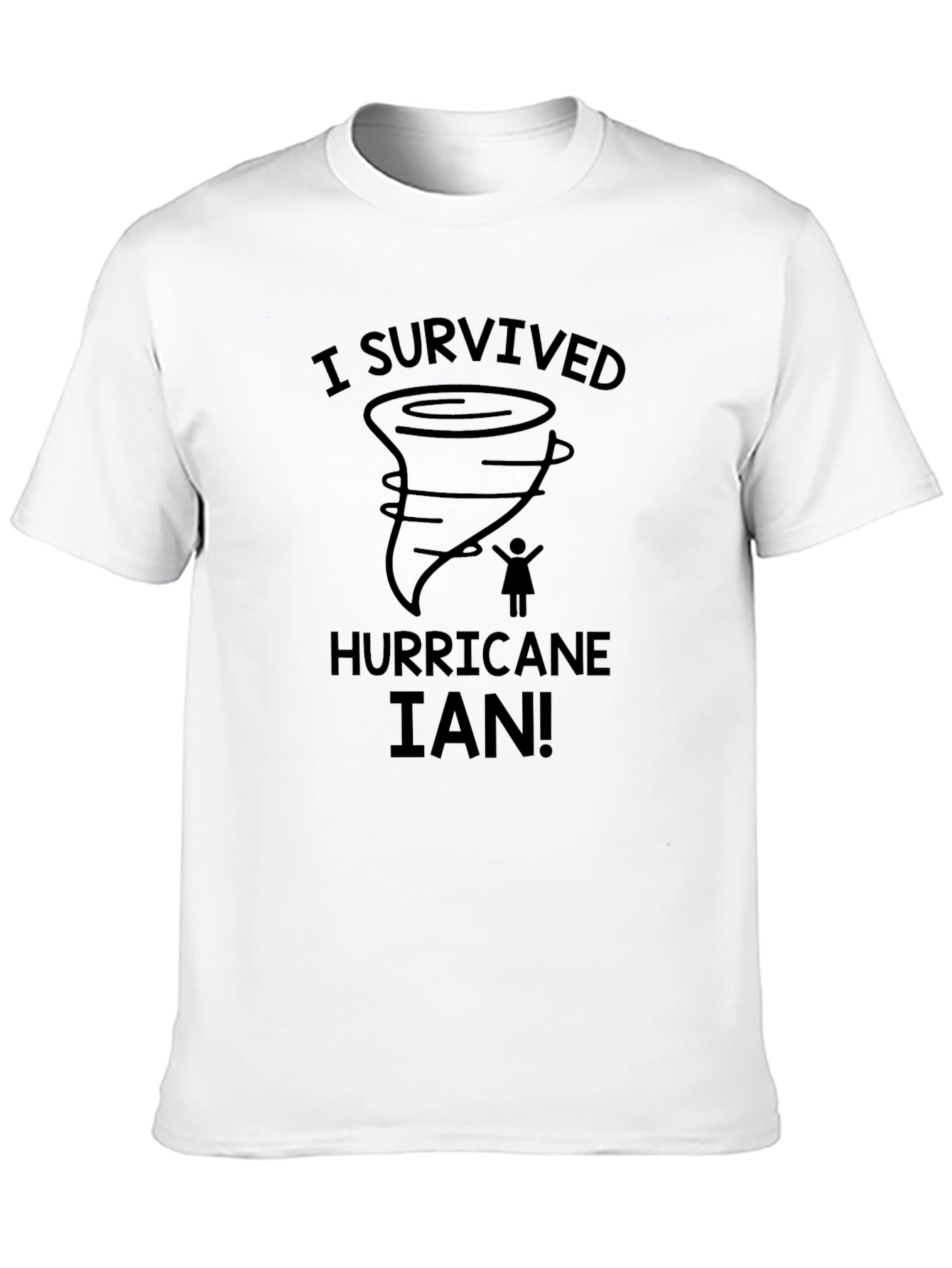 I Survived Hurricane Ian T-Shirt Black