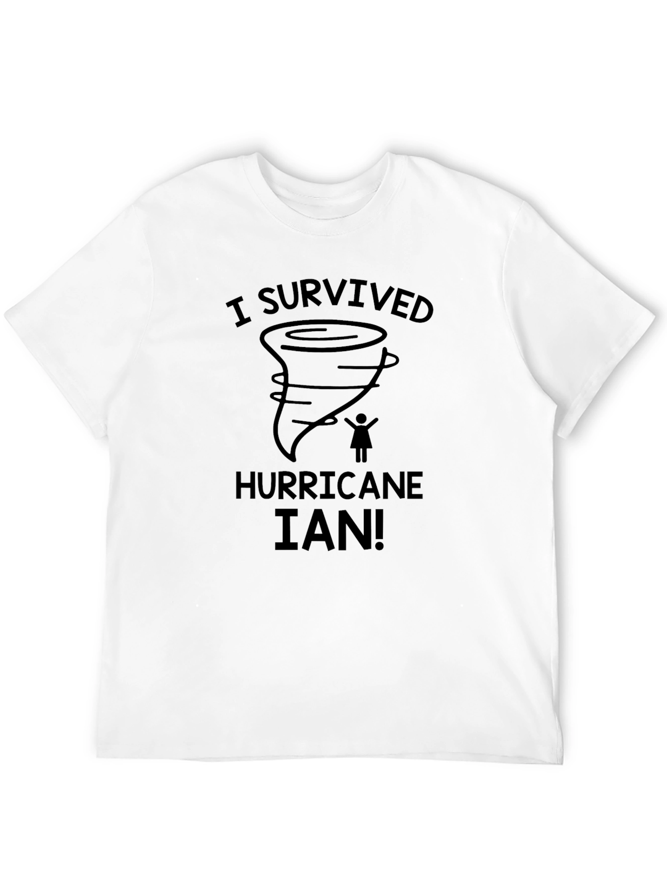 I Survived Hurricane Ian T-Shirt Black