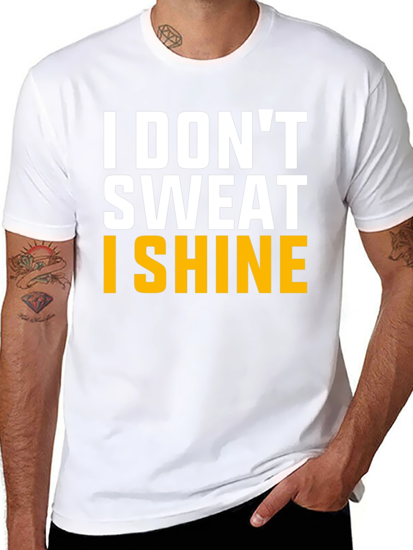 I Dont Sweat I Shine Graphic Tee