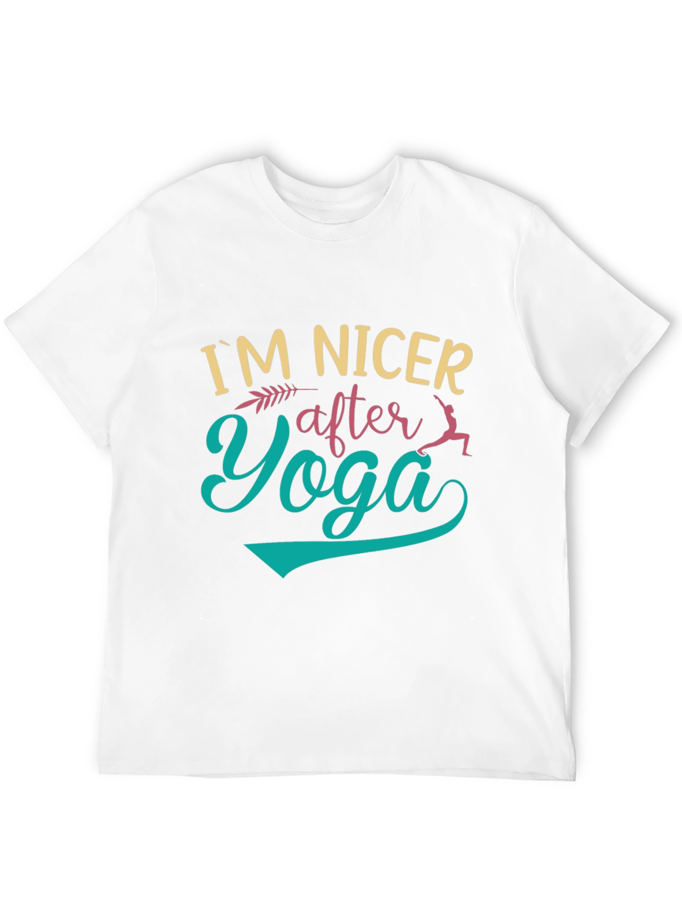 Im Nicer After Yoga Black Graphic T-Shirt