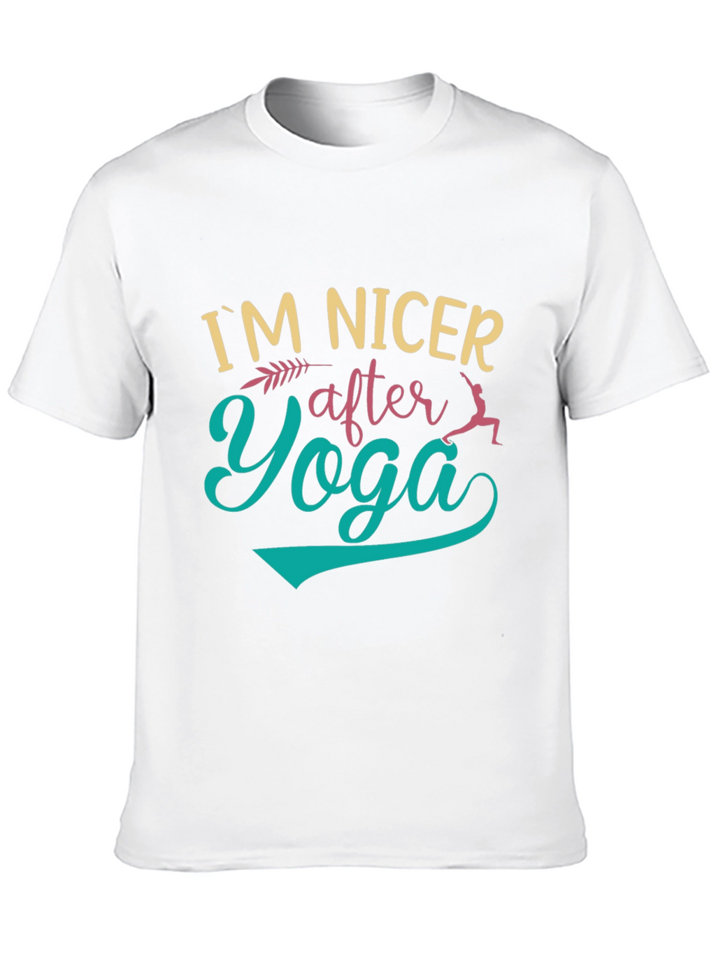 Im Nicer After Yoga Black Graphic T-Shirt