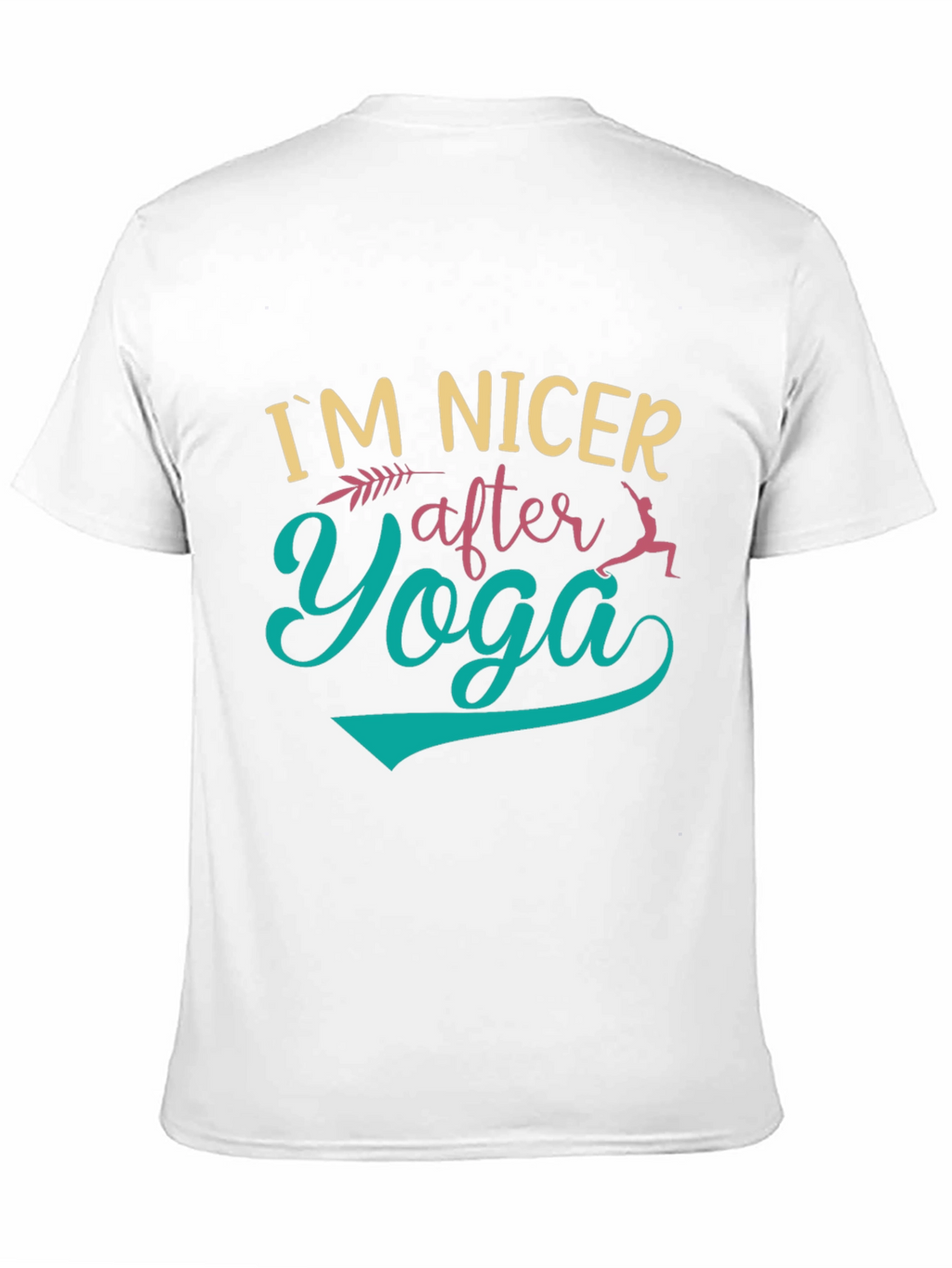 Im Nicer After Yoga Black Graphic T-Shirt