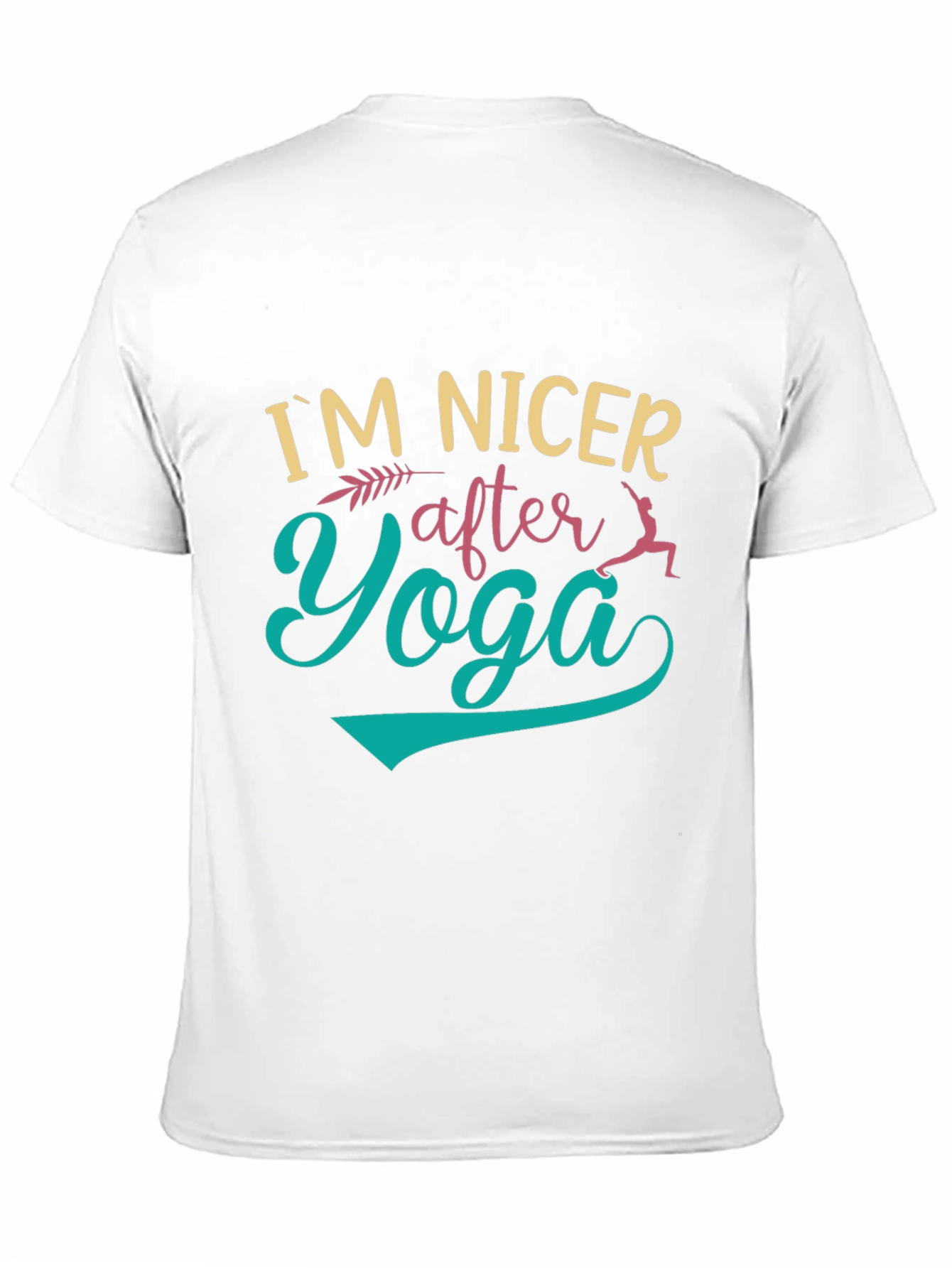 Im Nicer After Yoga Black Graphic T-Shirt