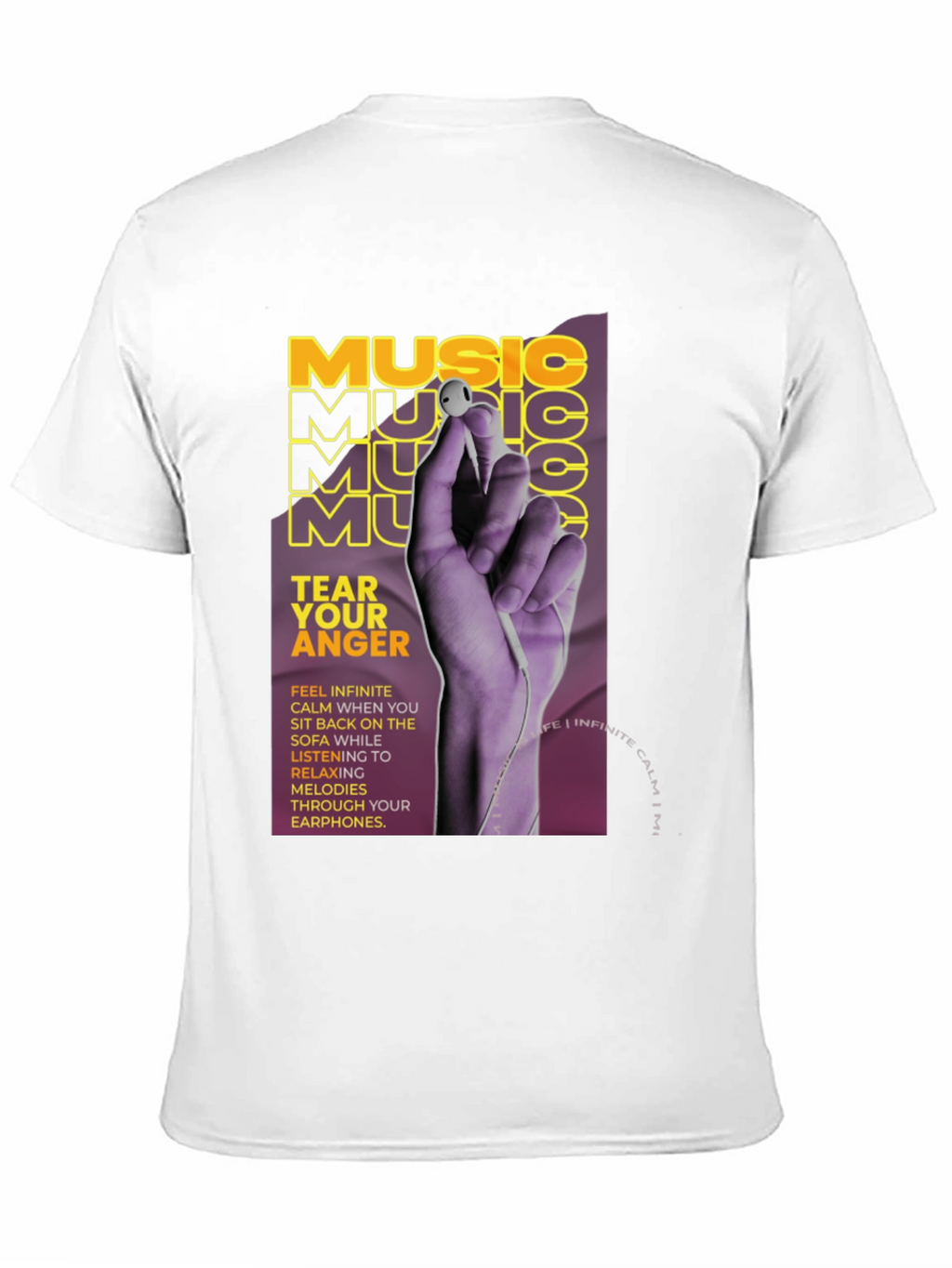 Music Tear Your Anger Graphic T-Shirt