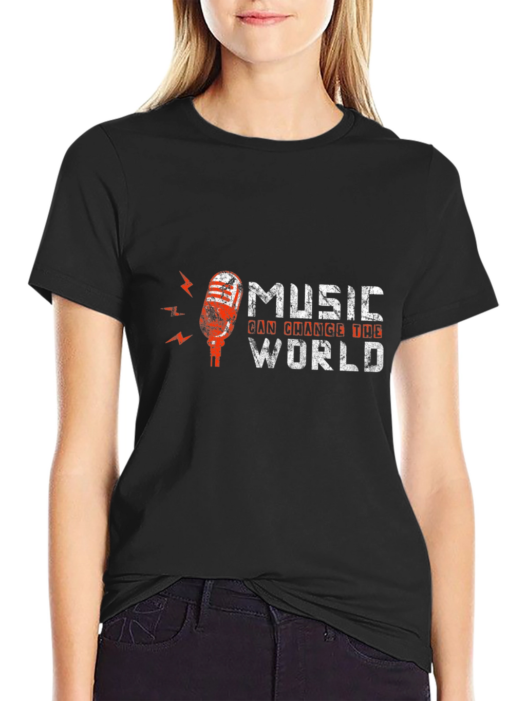Music Can Change the World Graphic T-Shirt