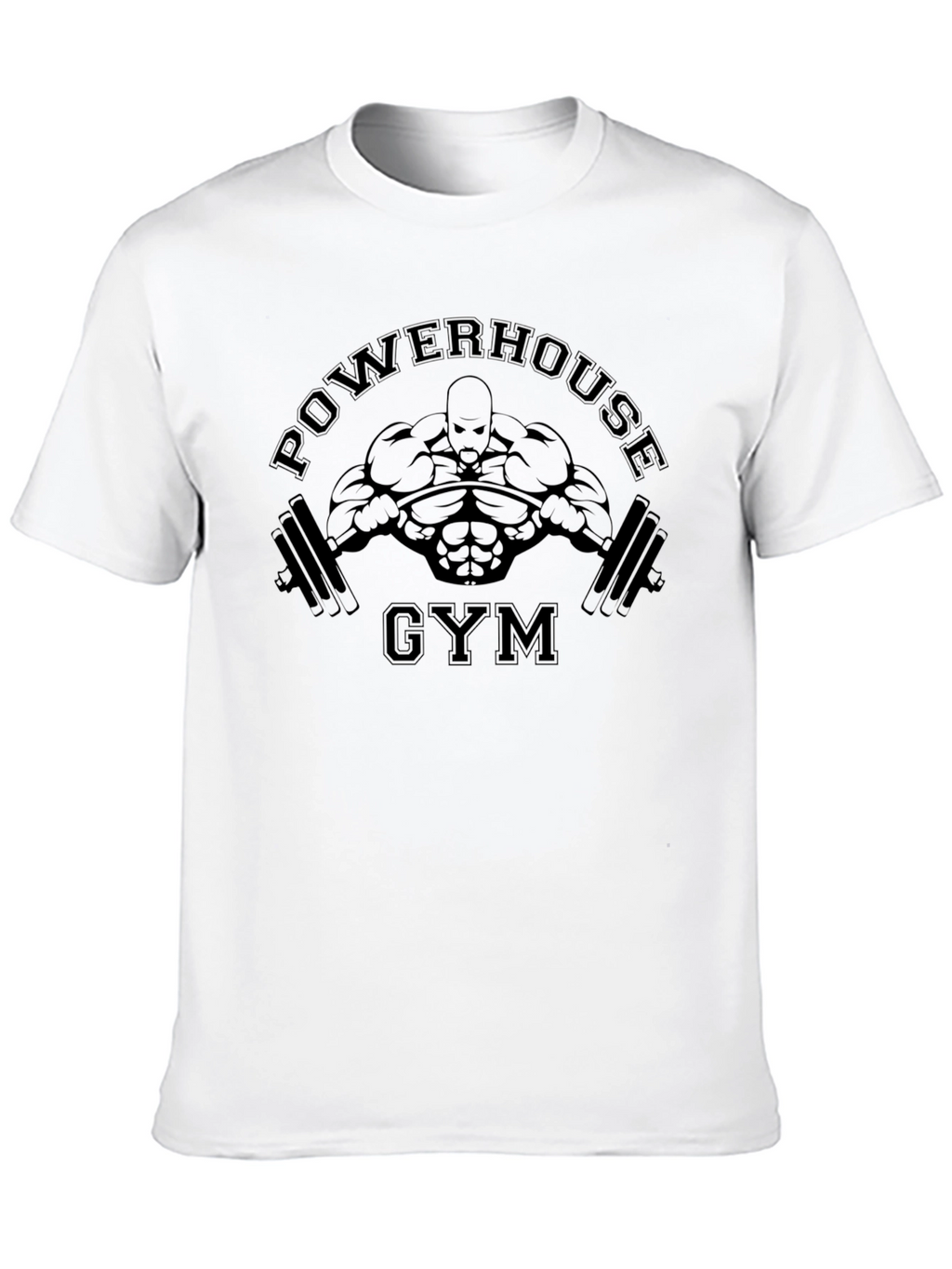 Powerhouse Gym Black T-Shirt Fitness Apparel