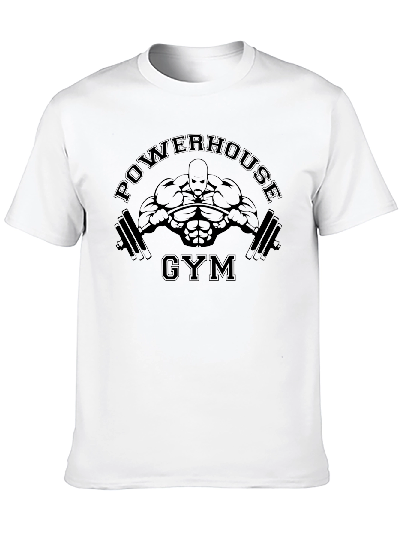 Powerhouse Gym Black T-Shirt Fitness Apparel