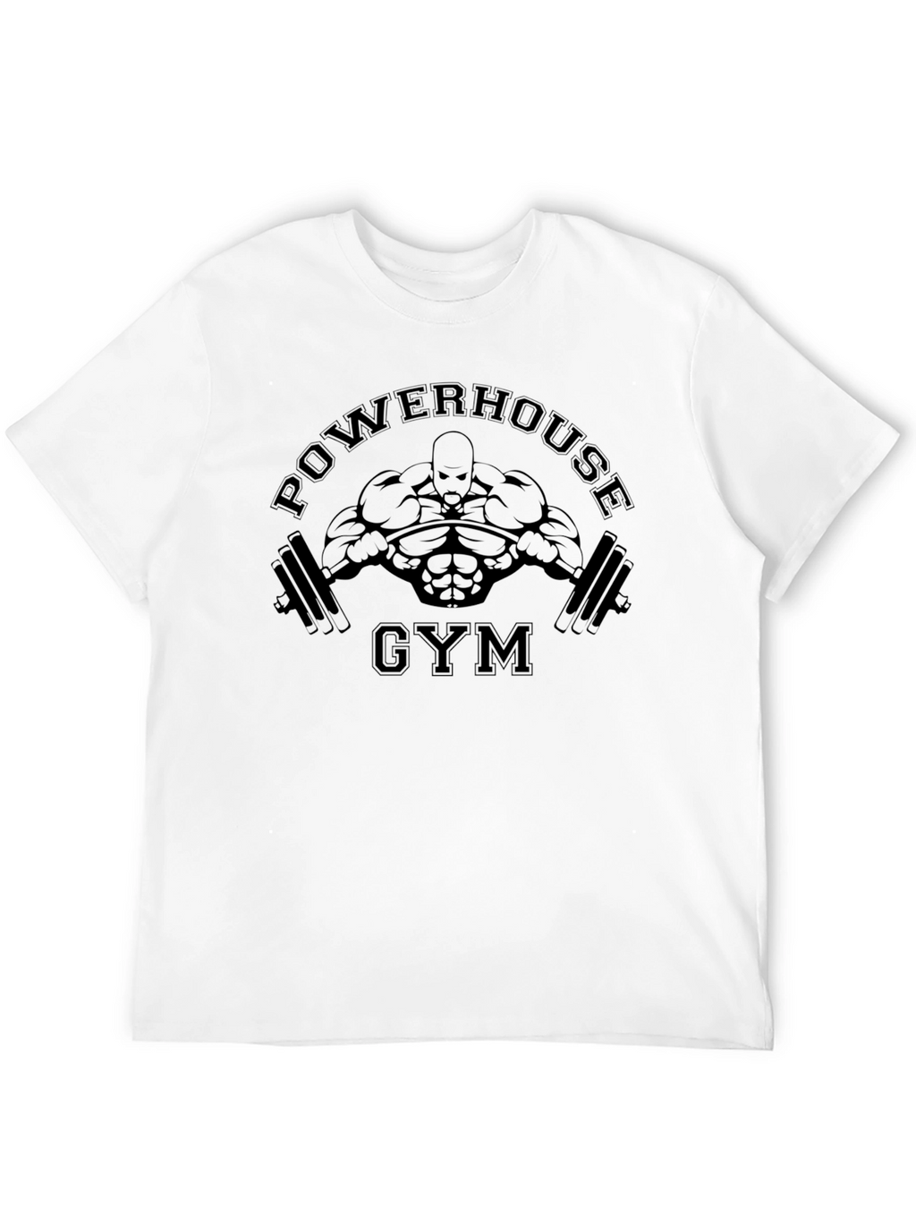 Powerhouse Gym Black T-Shirt Fitness Apparel