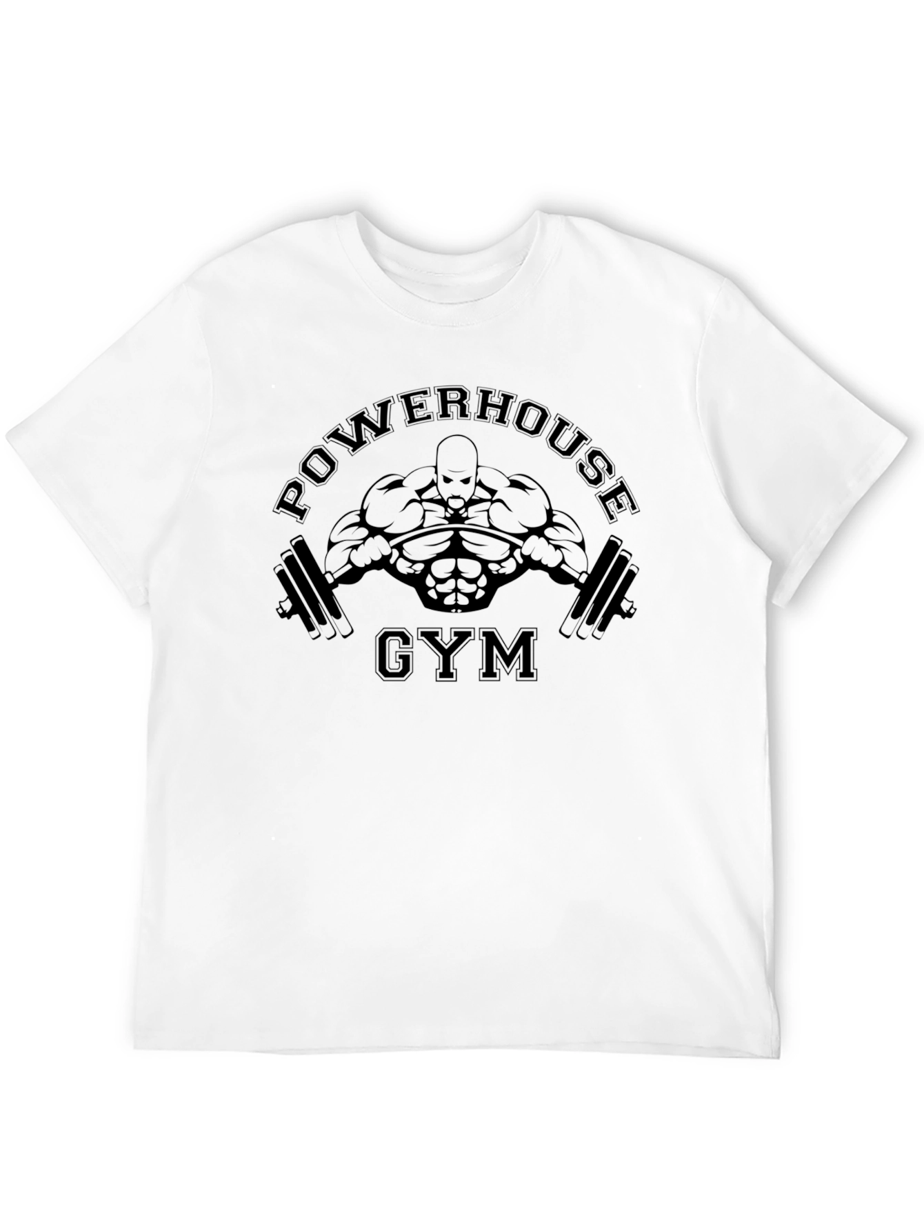 Powerhouse Gym Black T-Shirt Fitness Apparel