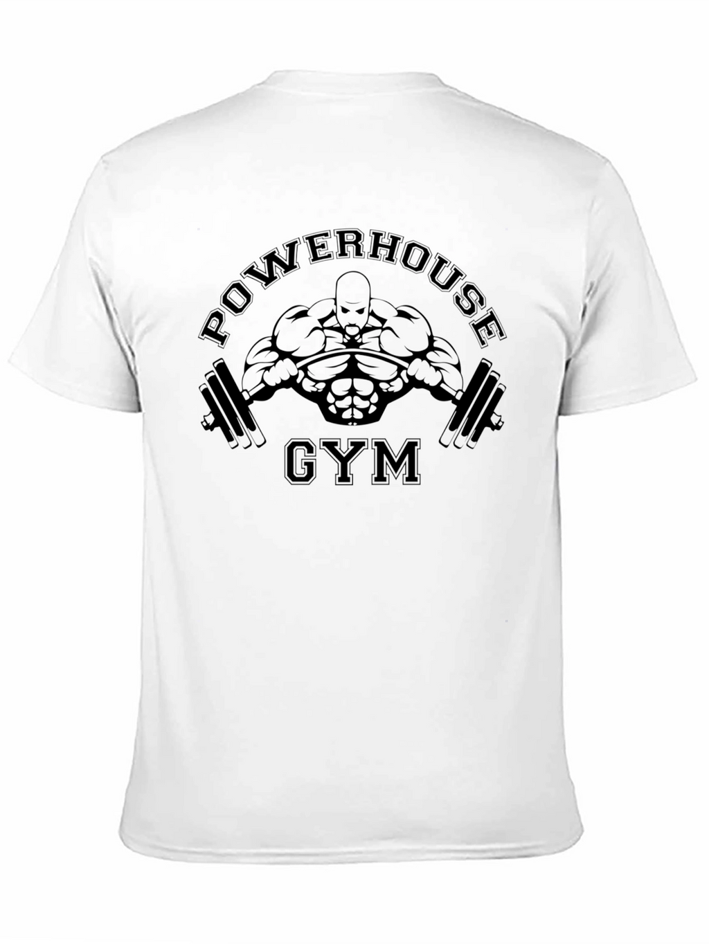 Powerhouse Gym Black T-Shirt Fitness Apparel