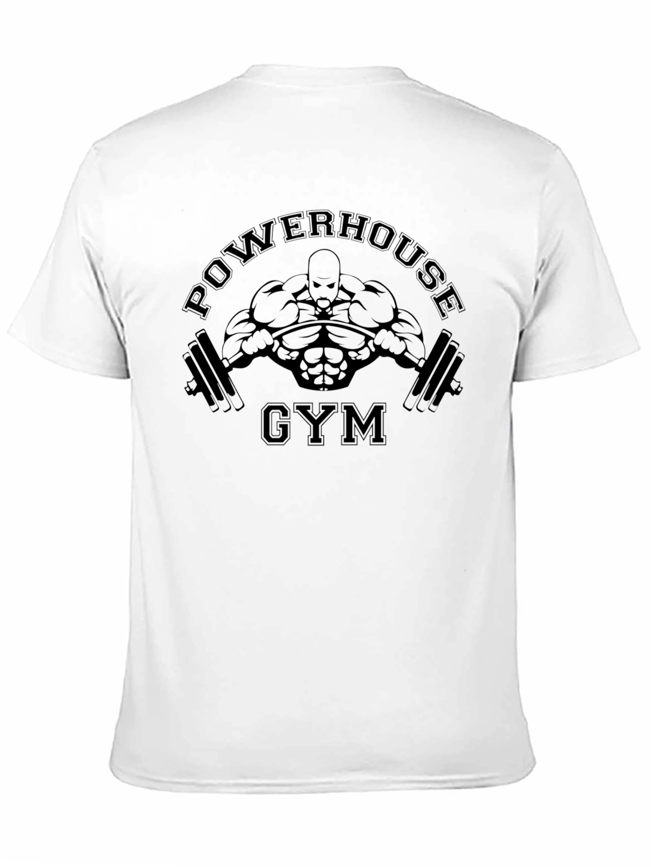 Powerhouse Gym Black T-Shirt Fitness Apparel