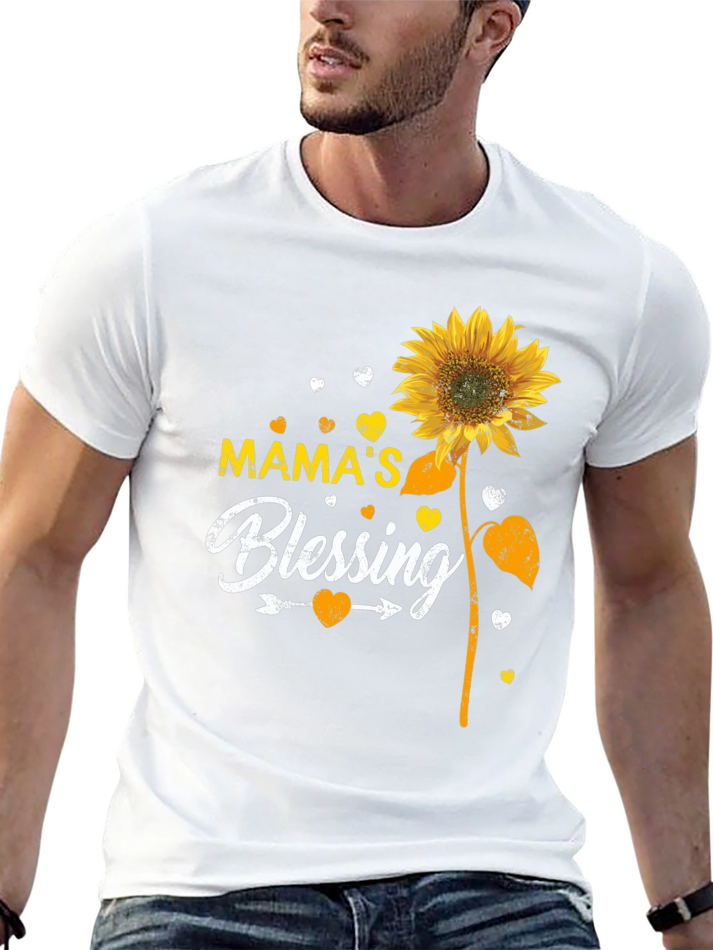 Mamas Blessing Sunflower Graphic Tee