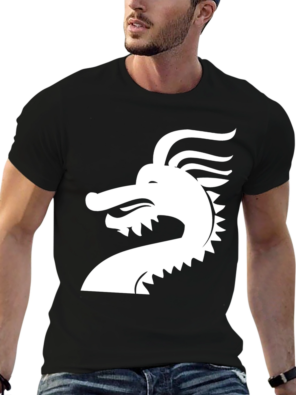 Dragon Graphic Black T-Shirt