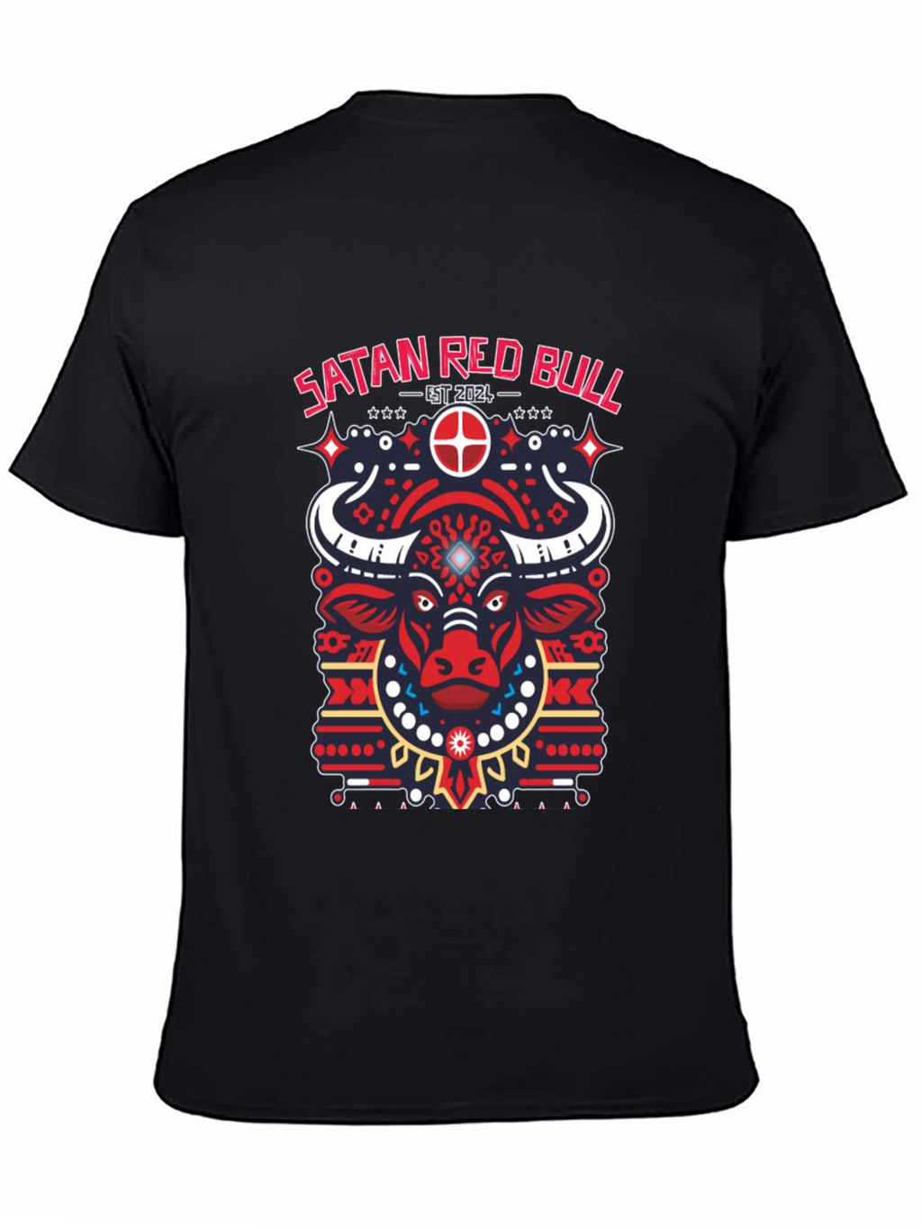 Satan Red Bull Graphic T-Shirt - Est. 2024