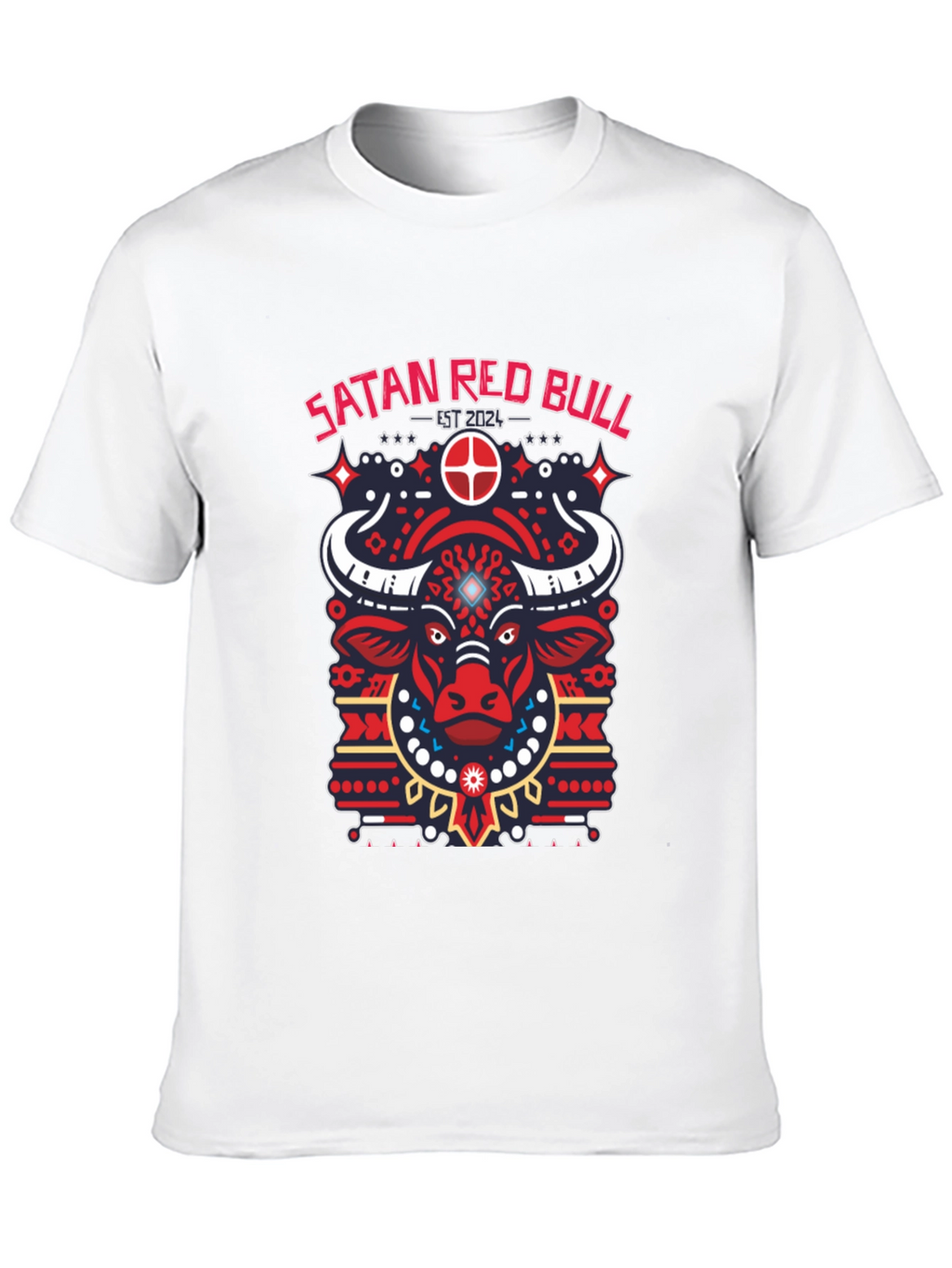 Satan Red Bull Graphic T-Shirt - Est. 2024