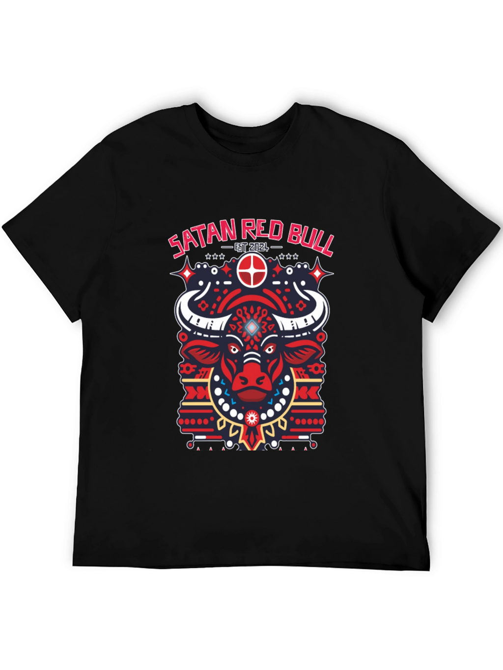 Satan Red Bull Graphic T-Shirt - Est. 2024