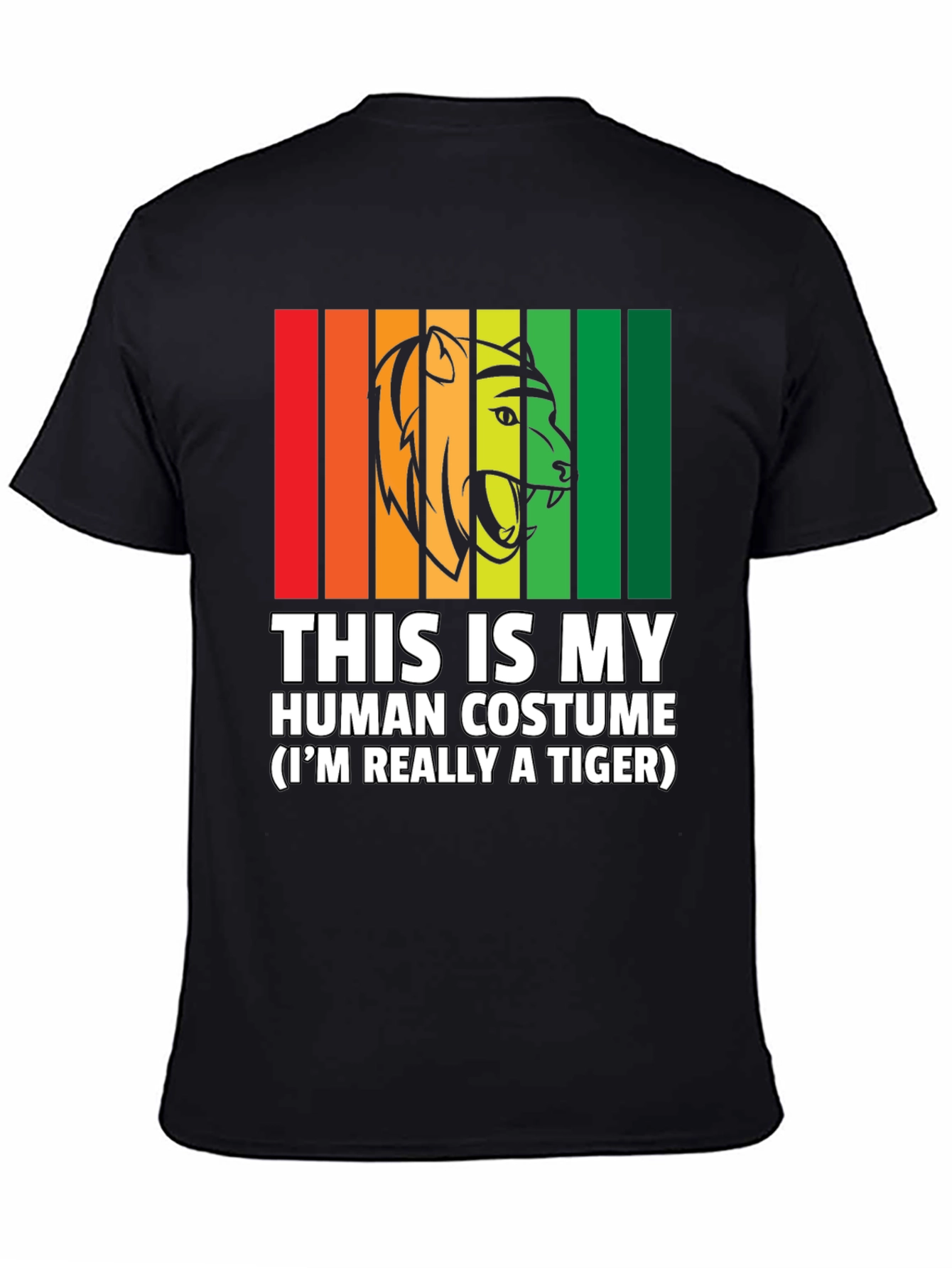 Human Costume Funny Tiger T-Shirt