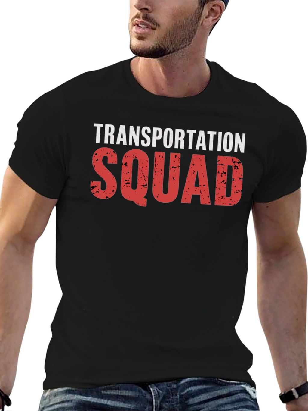 Transportation Squad Crew Neck T-Shirt