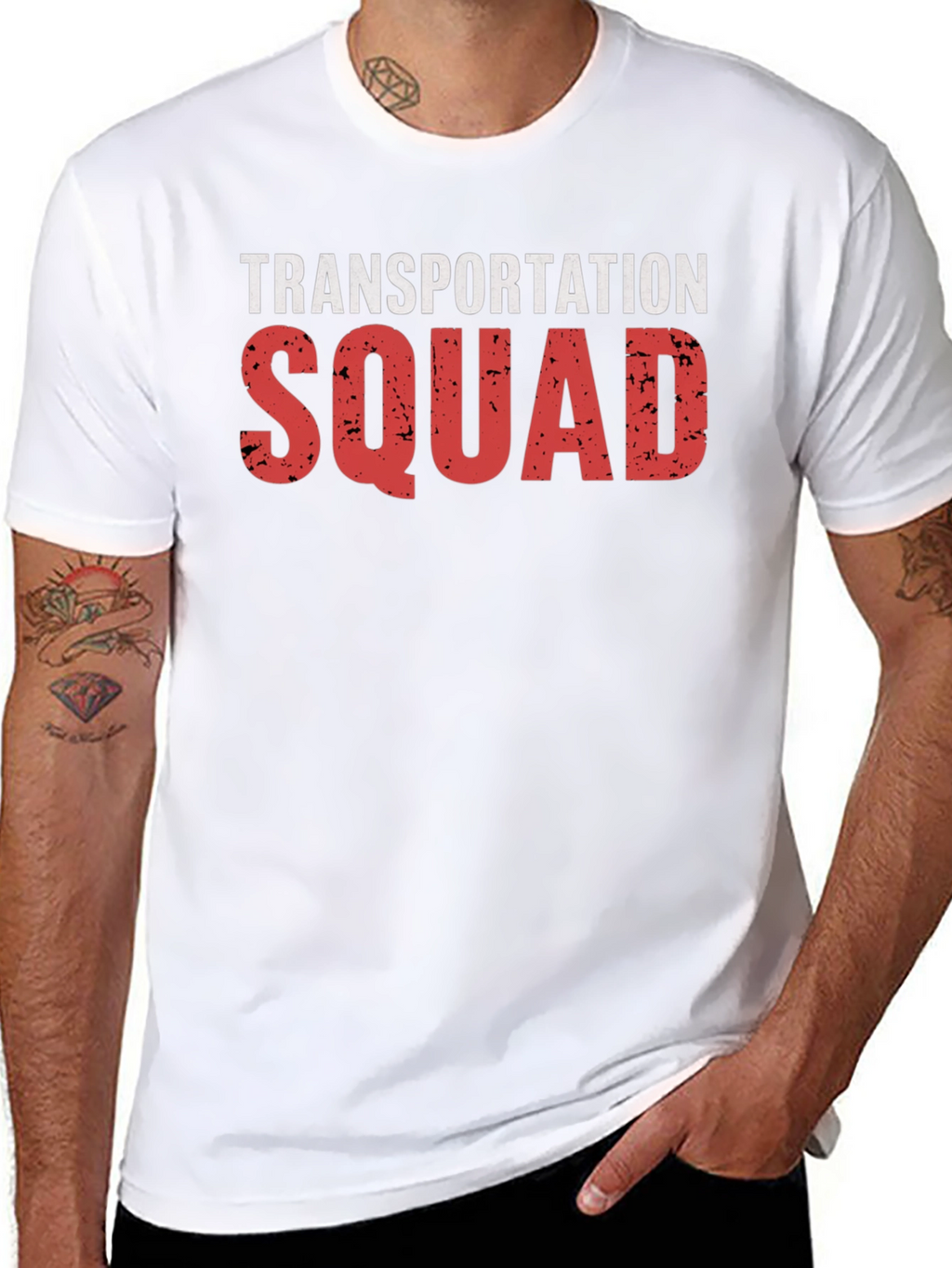 Transportation Squad Crew Neck T-Shirt