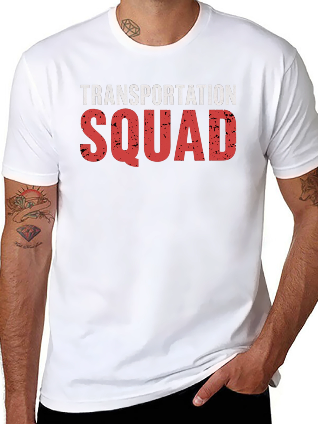 Transportation Squad Crew Neck T-Shirt