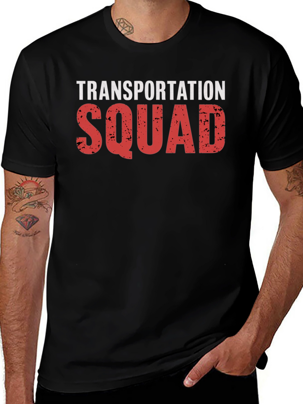 Transportation Squad Crew Neck T-Shirt