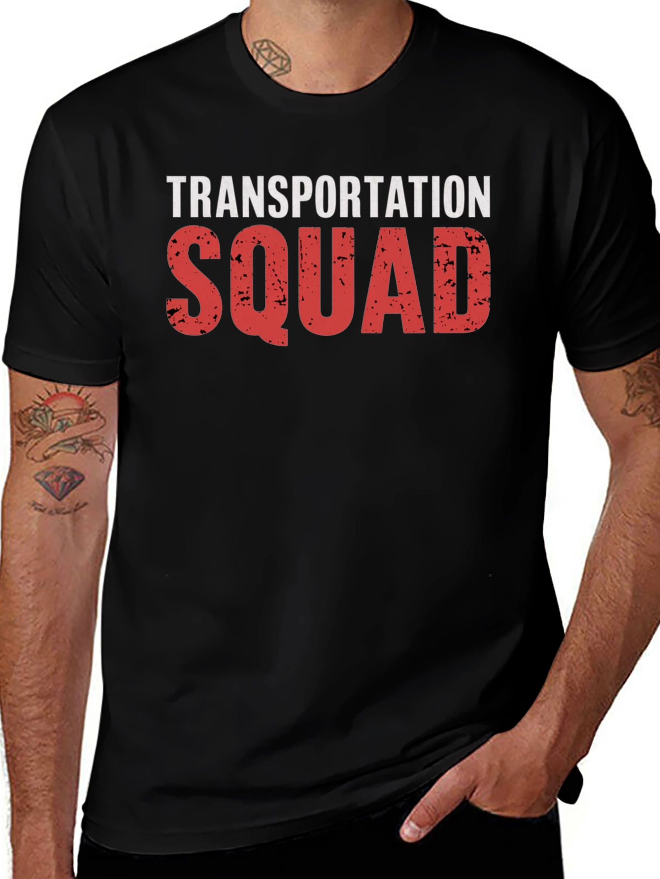 Transportation Squad Crew Neck T-Shirt