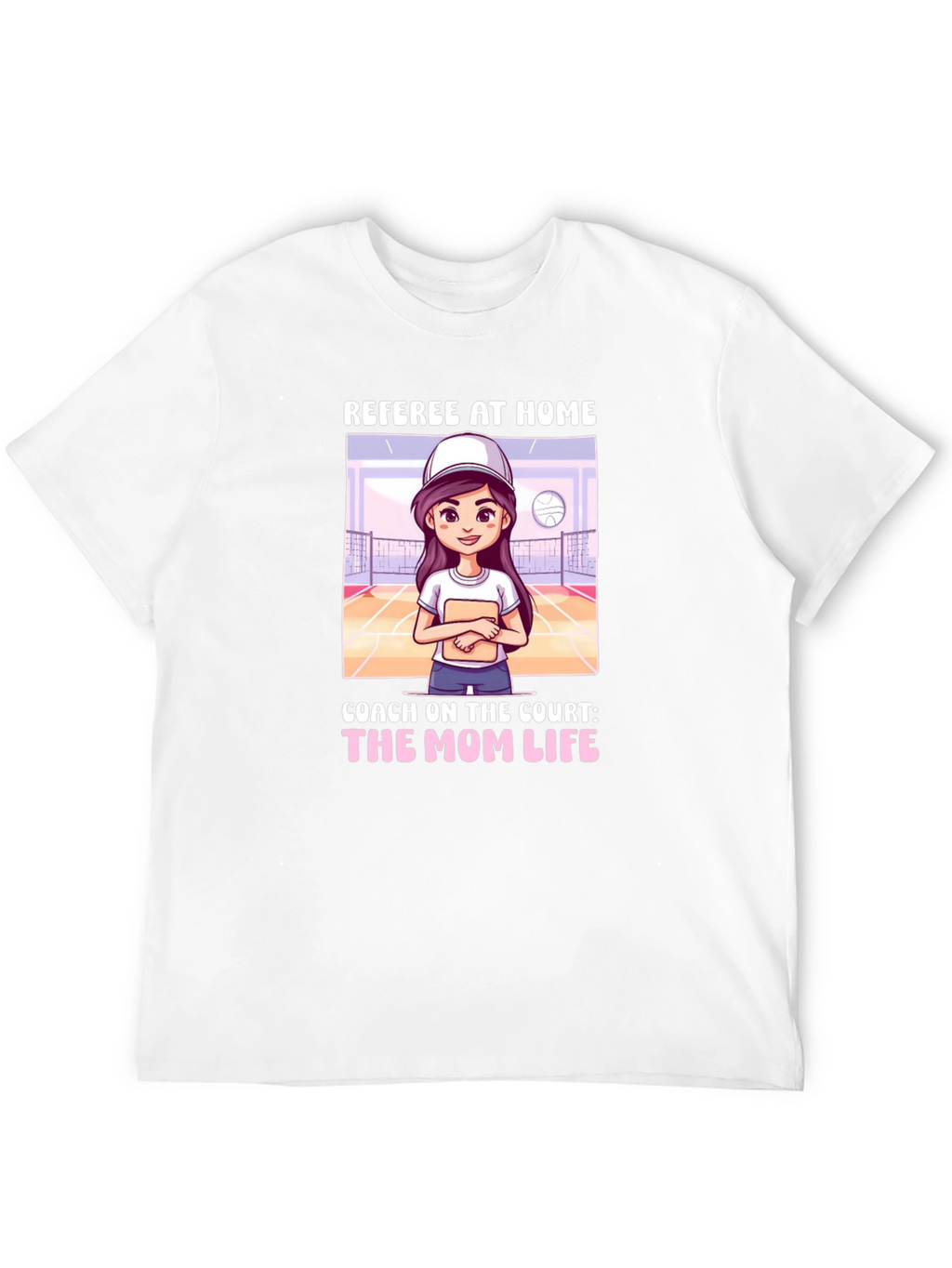 Referee At Home T-Shirt: Mom Life Coach Tee