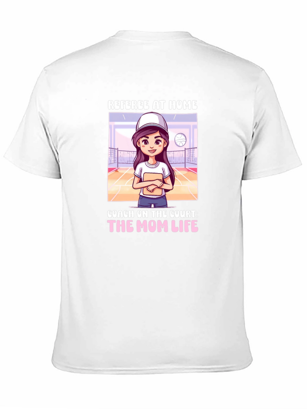 Referee At Home T-Shirt: Mom Life Coach Tee