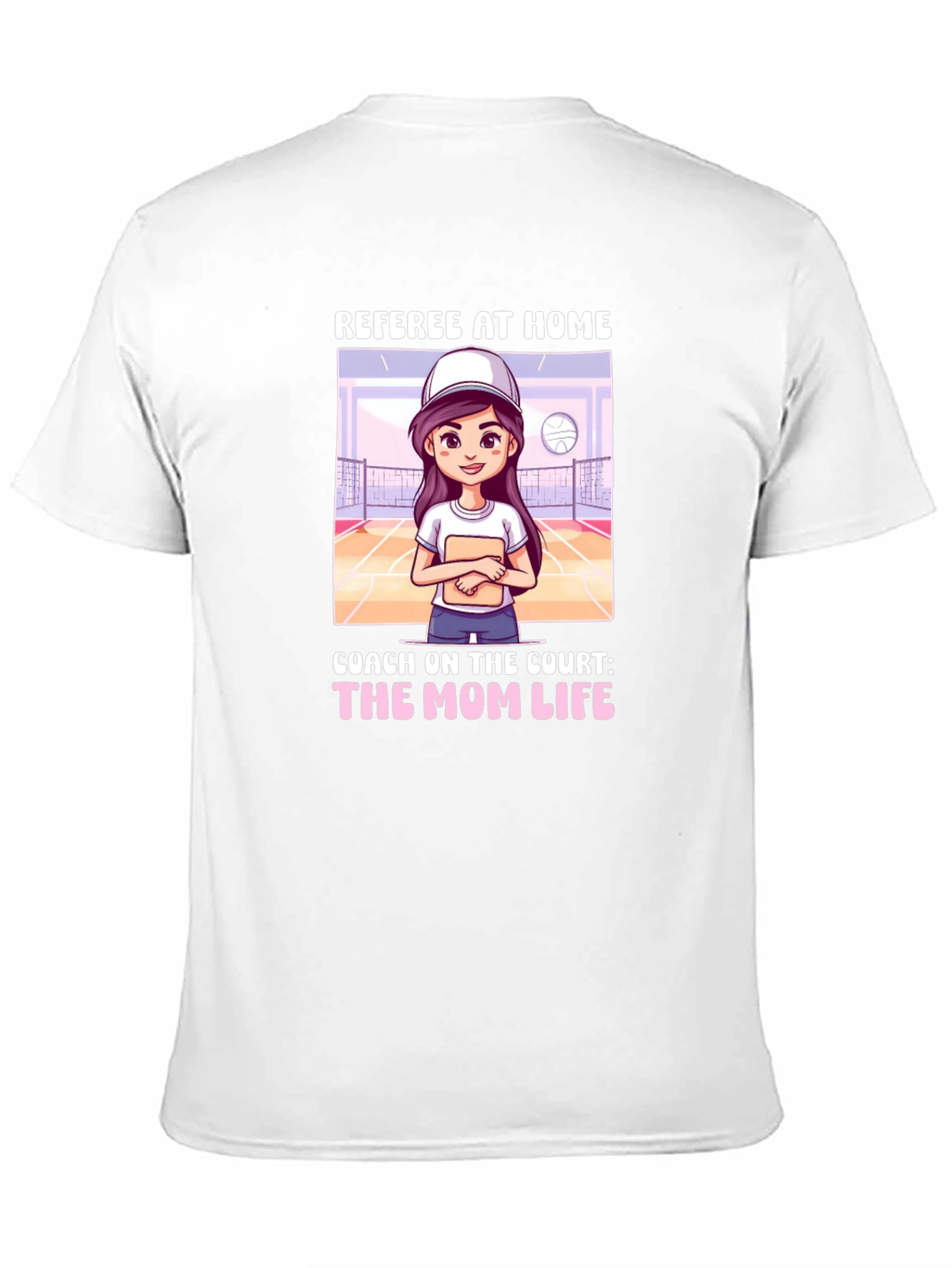 Referee At Home T-Shirt: Mom Life Coach Tee