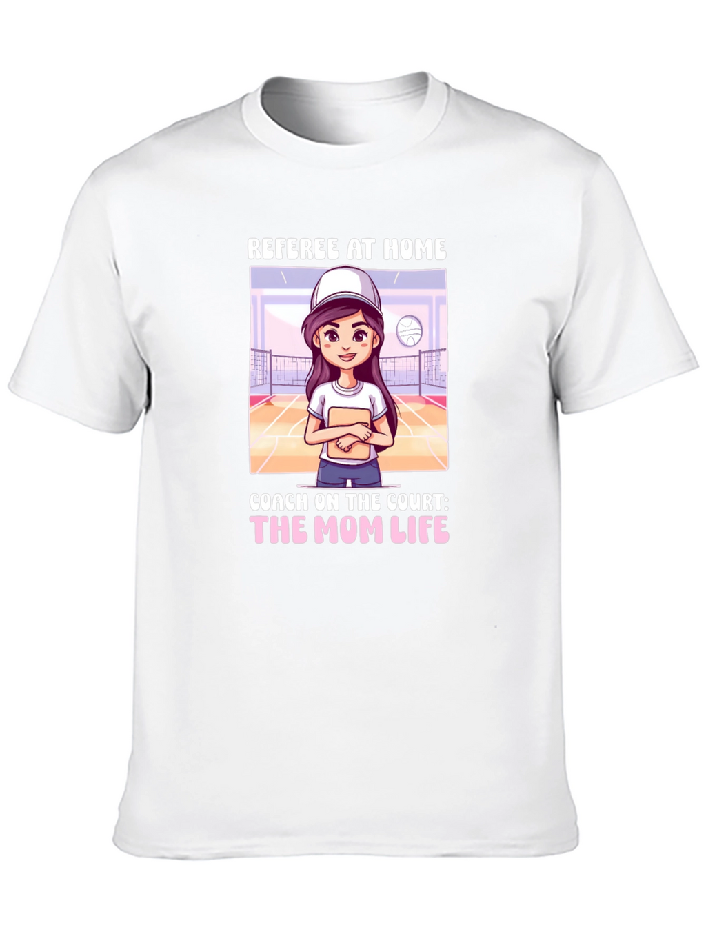 Referee At Home T-Shirt: Mom Life Coach Tee