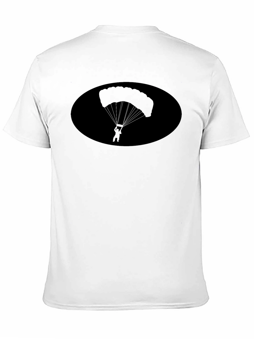 Parachute Silhouette Black T-Shirt