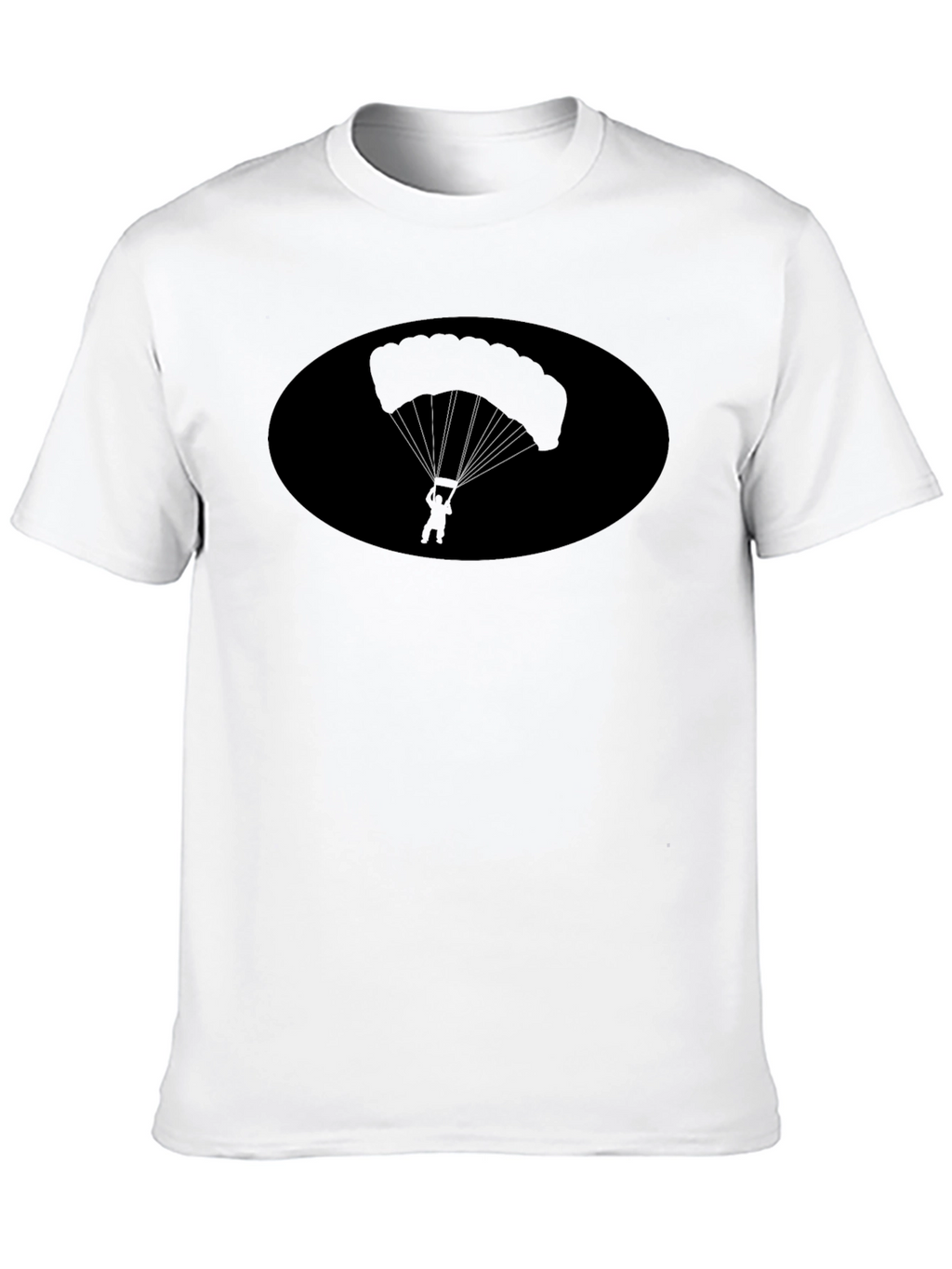 Parachute Silhouette Black T-Shirt