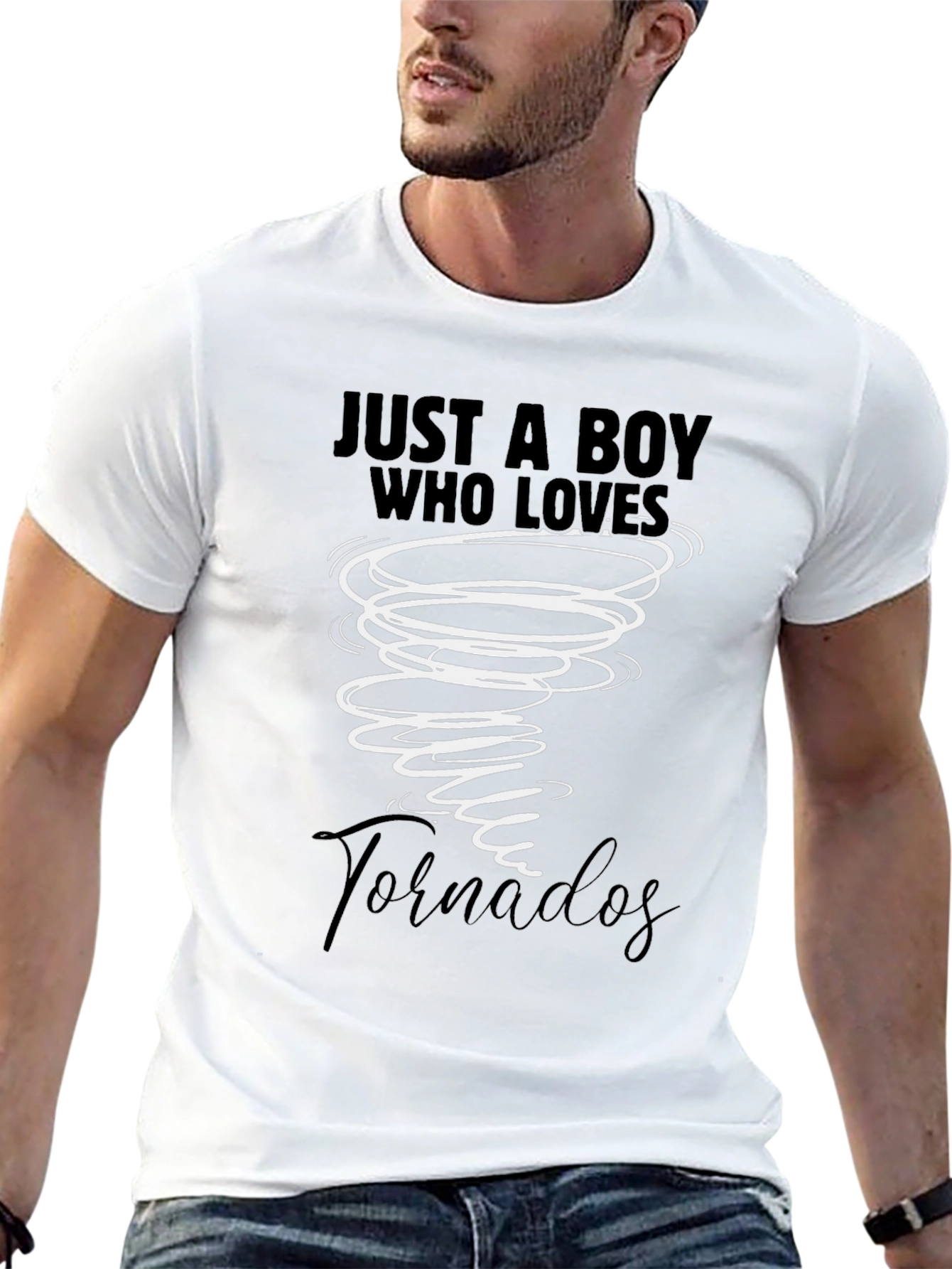 Just a Boy Who Loves Tornadoes T-Shirt