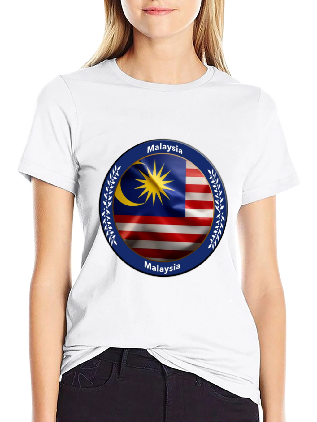 Malaysia Flag Graphic T-Shirt