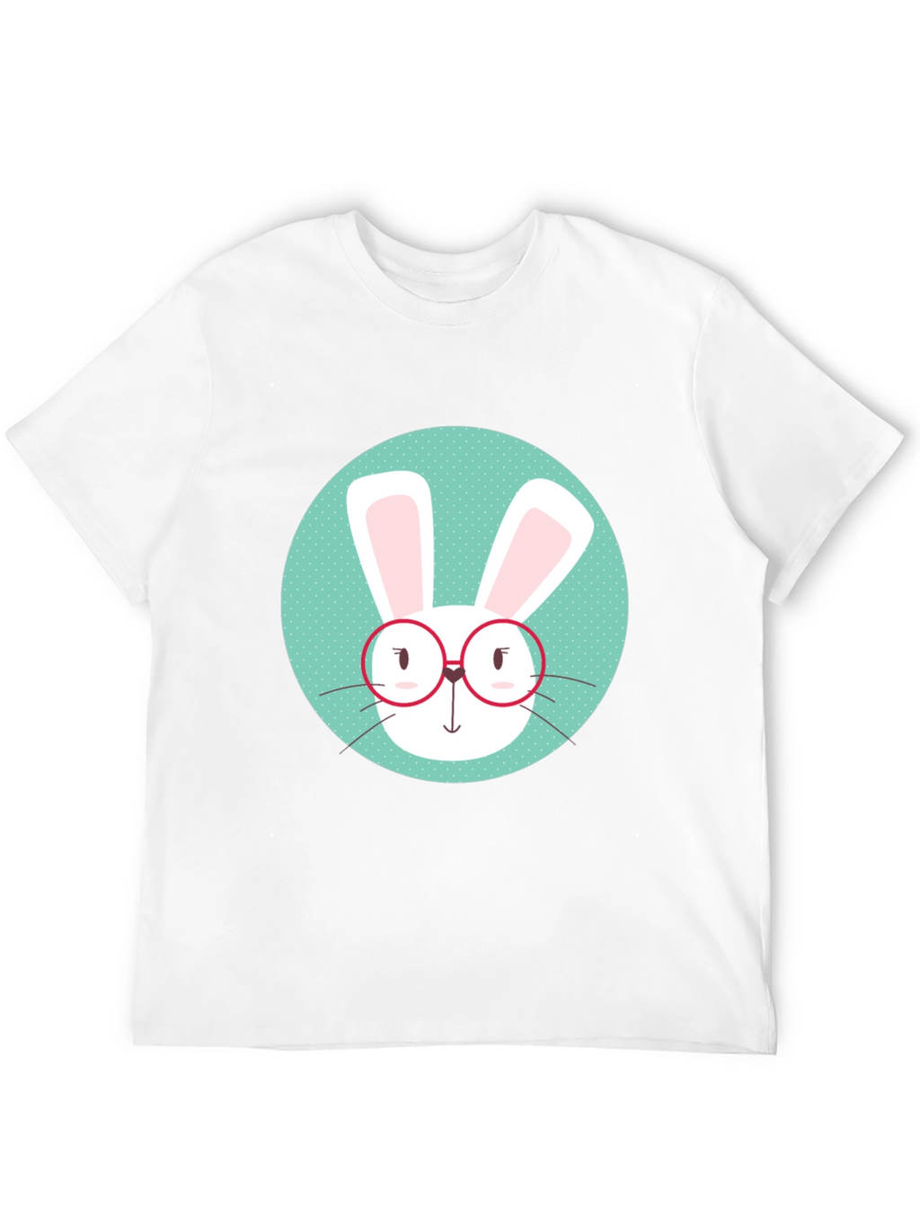 Cute Bunny with Glasses T-Shirt