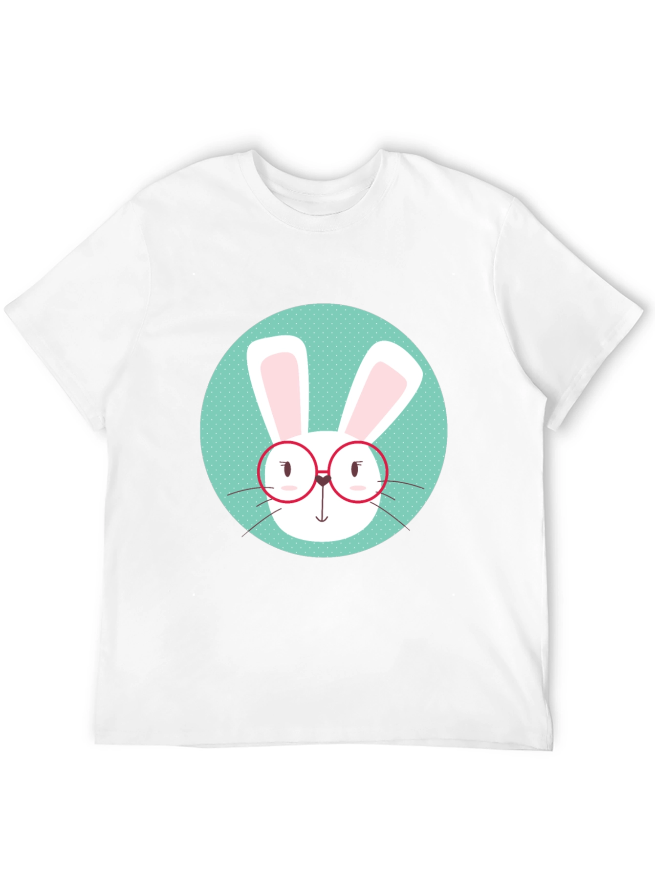 Cute Bunny with Glasses T-Shirt