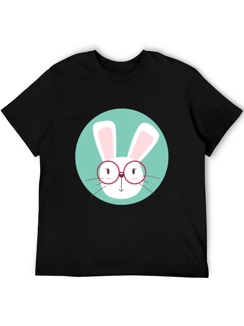 Cute Bunny with Glasses T-Shirt