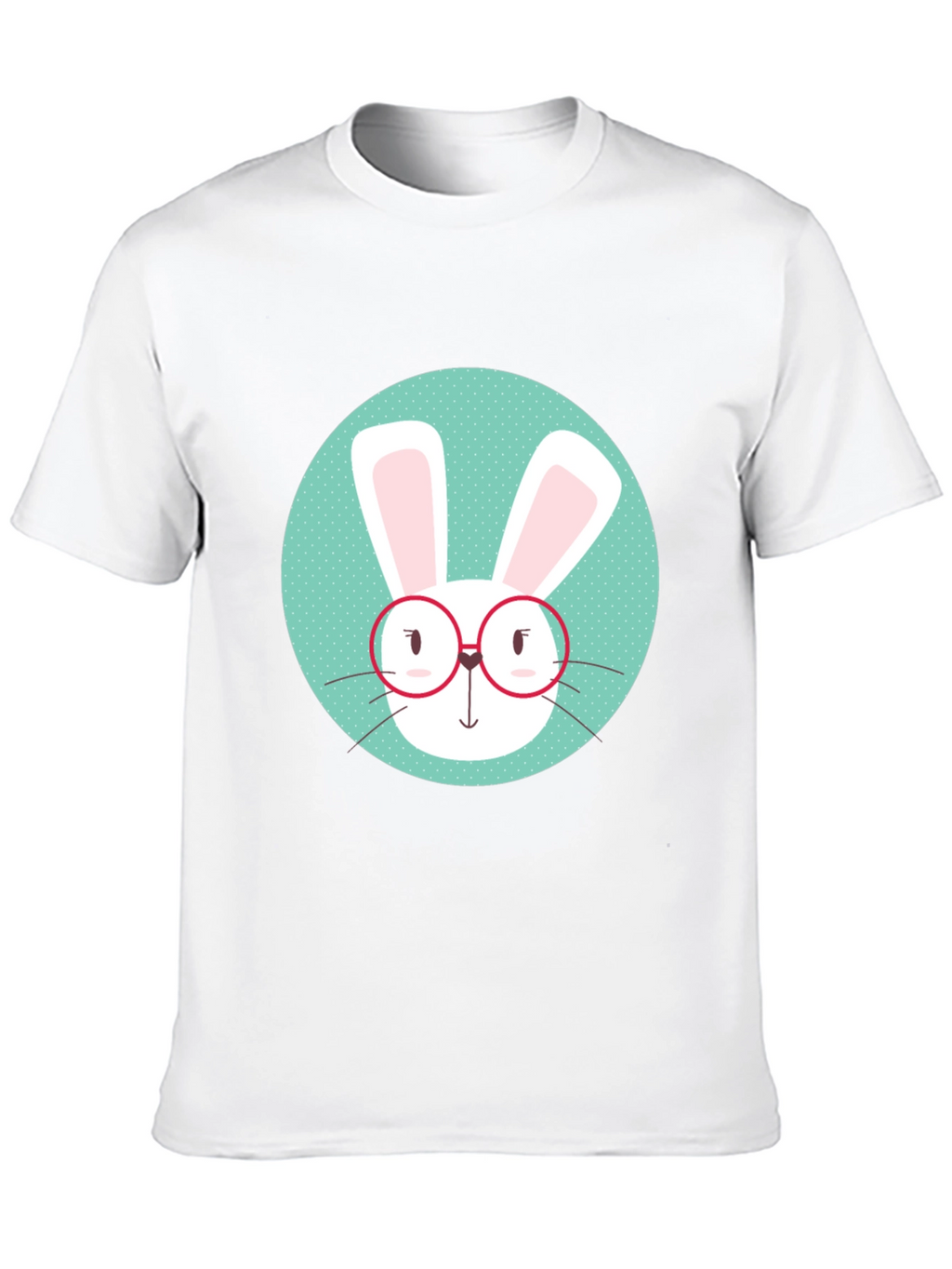 Cute Bunny with Glasses T-Shirt