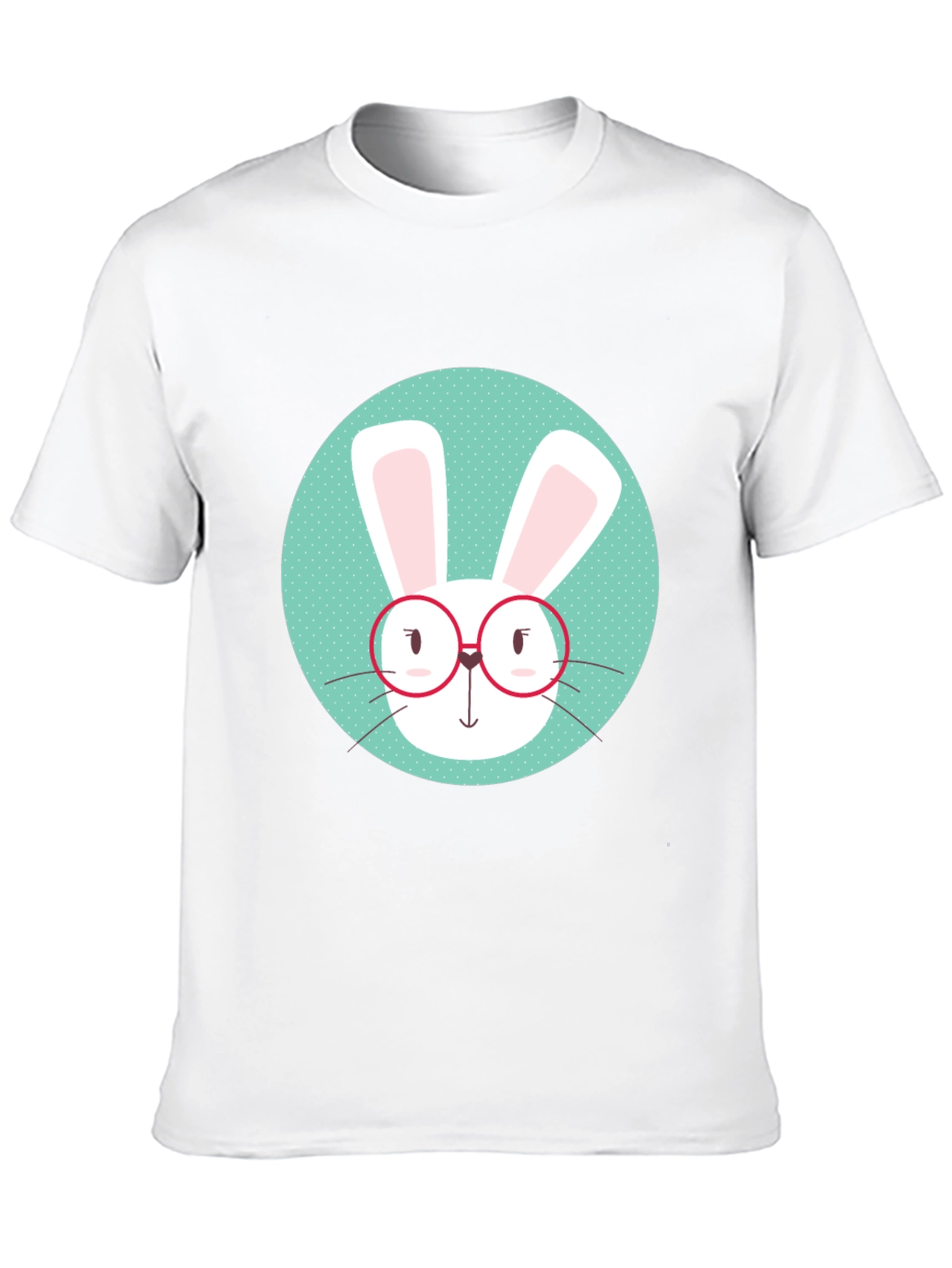Cute Bunny with Glasses T-Shirt