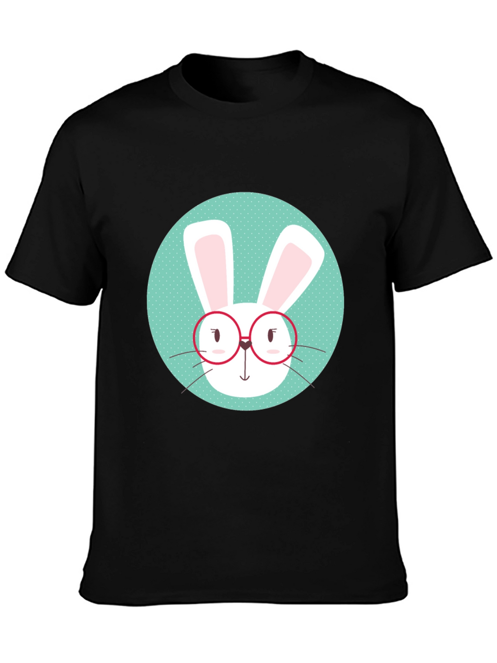 Cute Bunny with Glasses T-Shirt