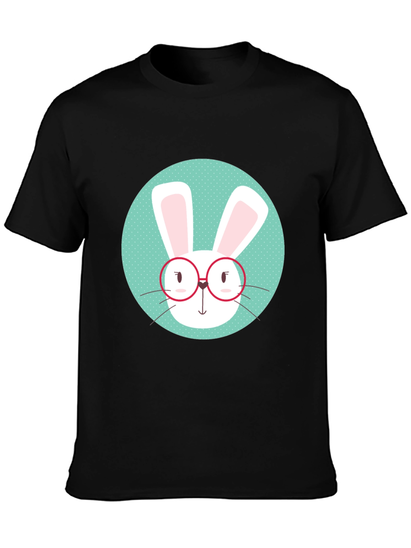 Cute Bunny with Glasses T-Shirt