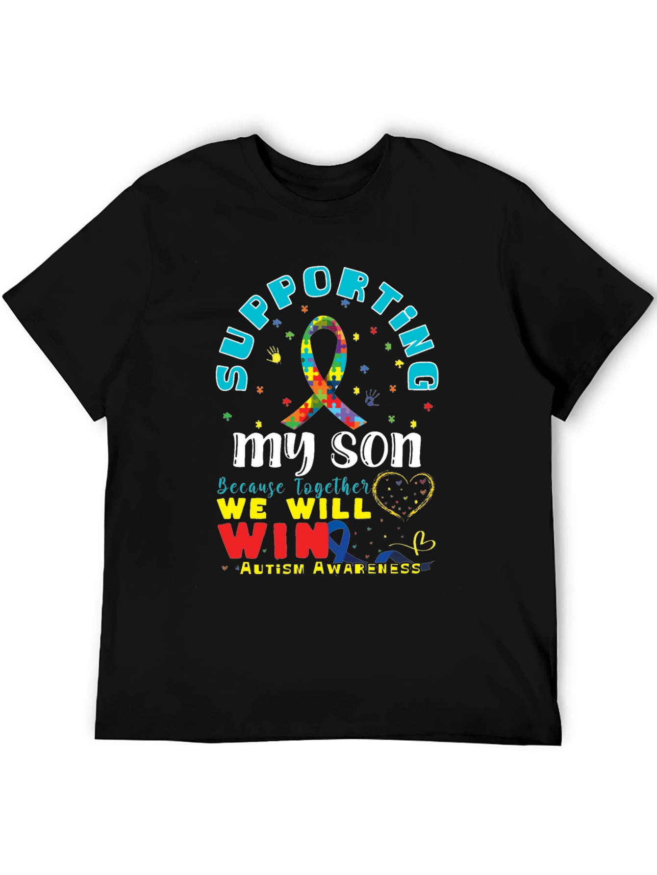 Supporting My Son Autism Awareness T-Shirt