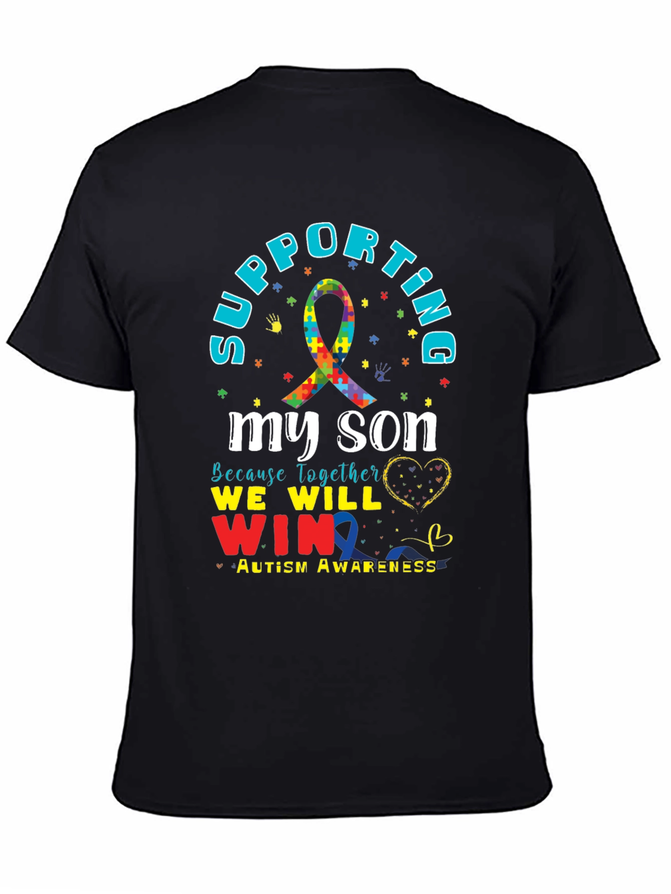 Supporting My Son Autism Awareness T-Shirt