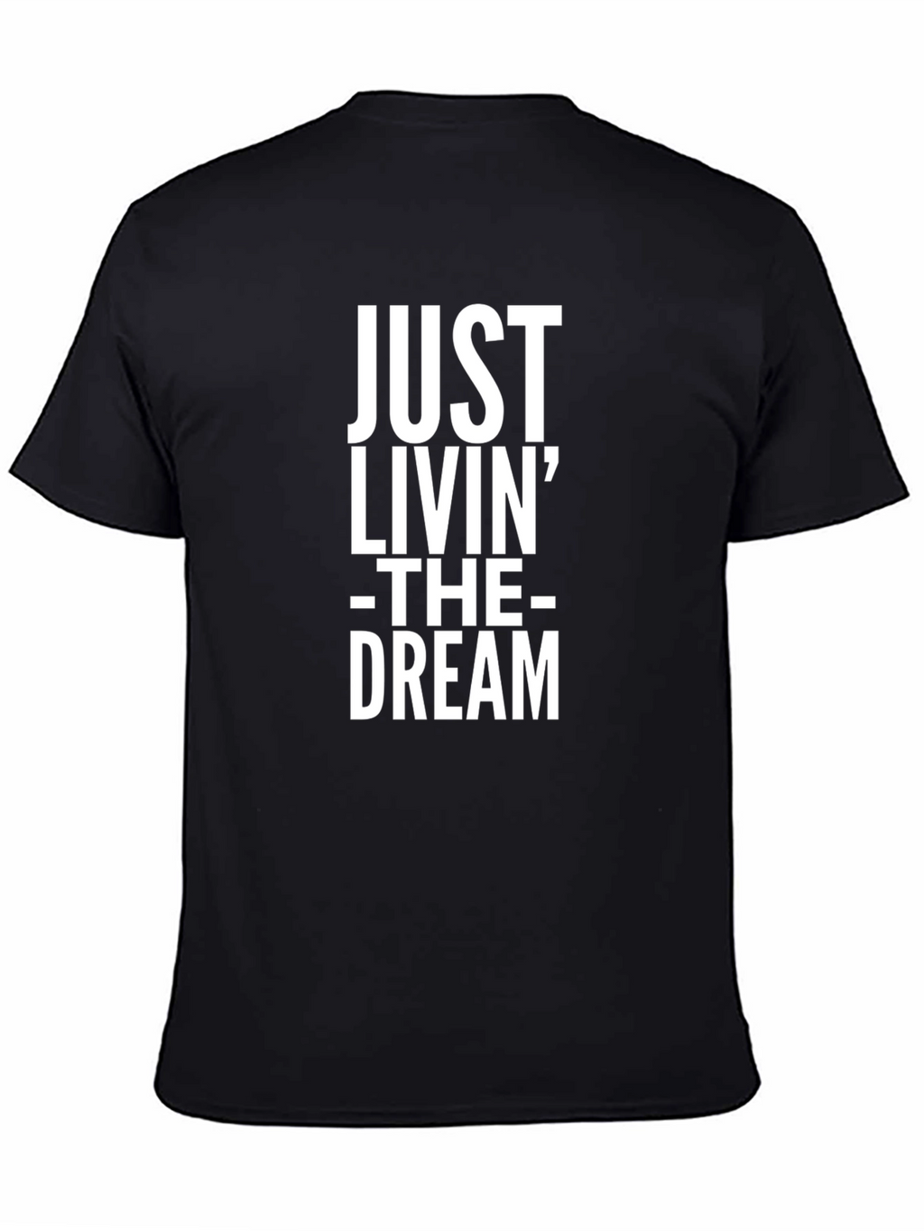 Just Livin The Dream Graphic Tee - Black