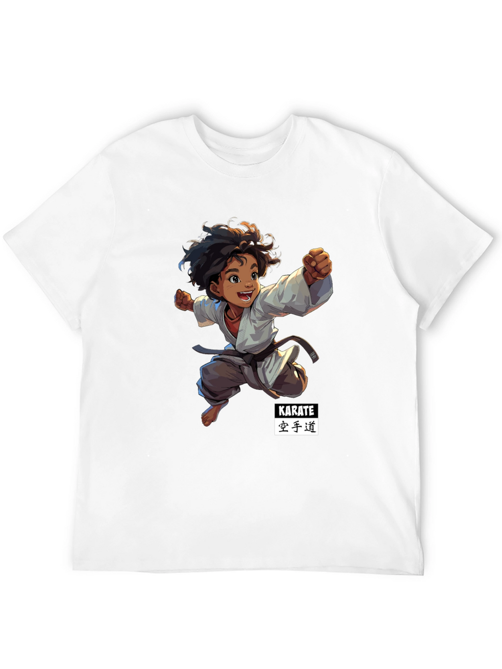 Karate Kid Black T-Shirt - Martial Arts Design