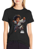 Karate Kid Black T-Shirt - Martial Arts Design