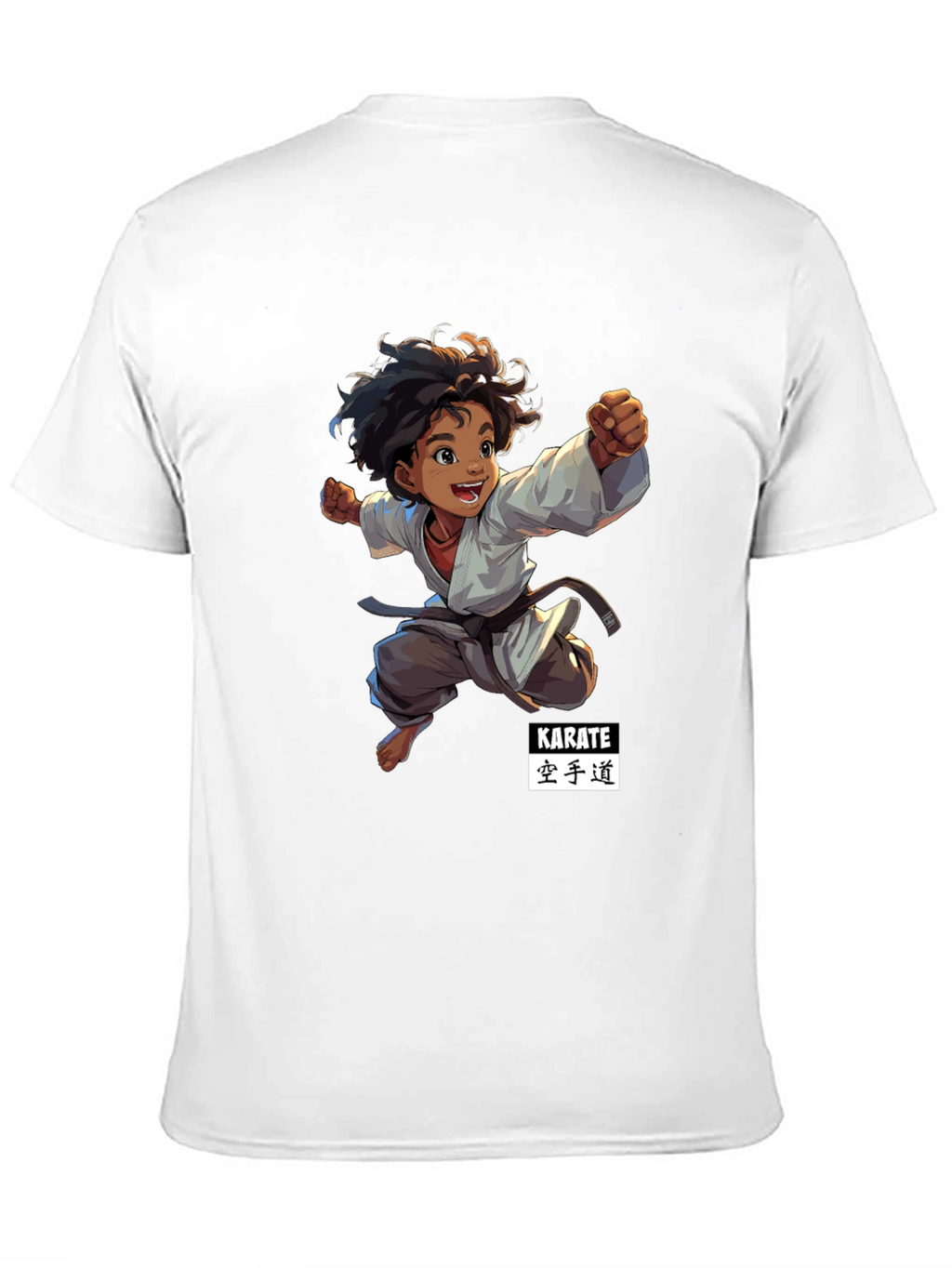 Karate Kid Black T-Shirt - Martial Arts Design