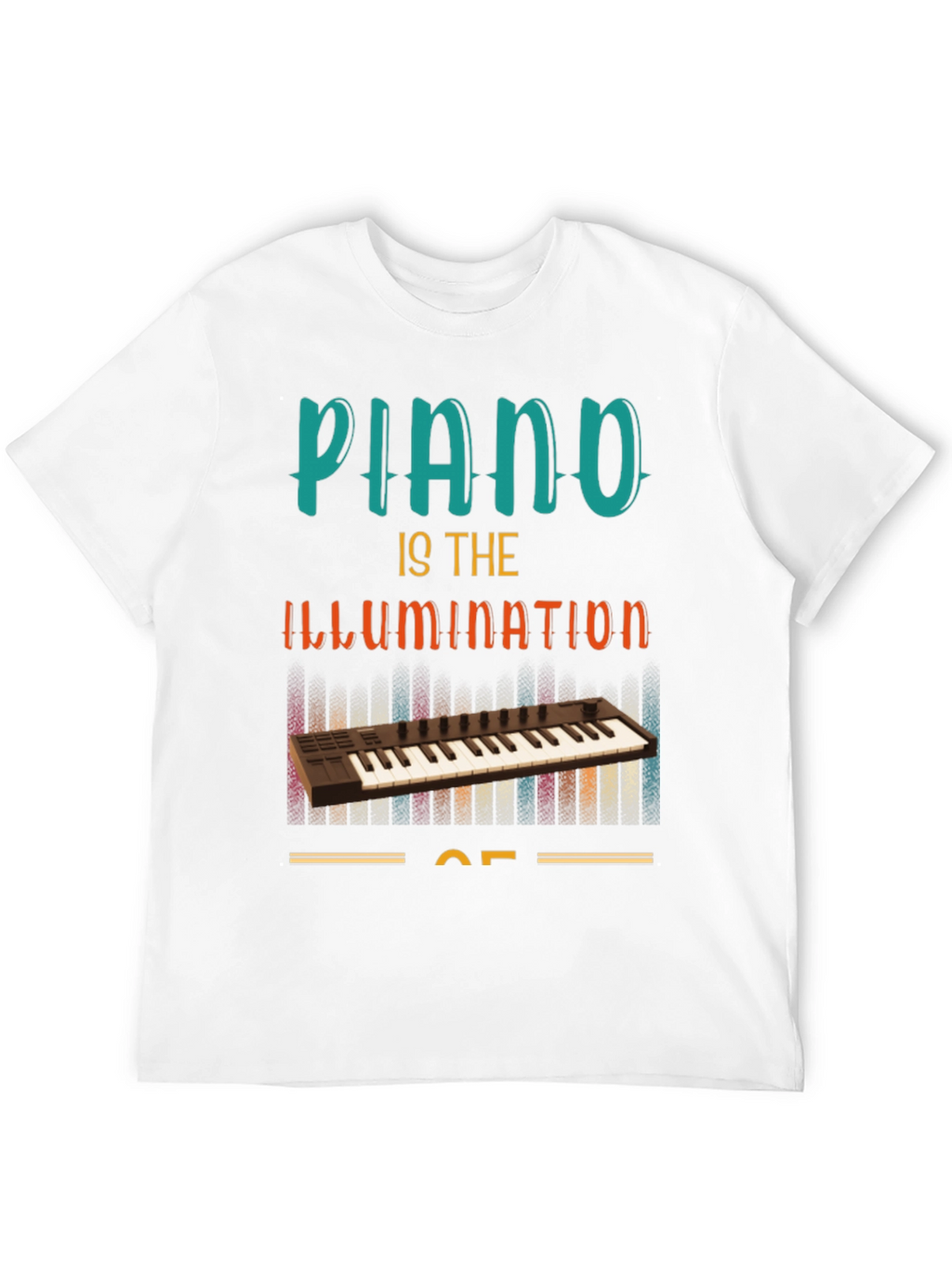 Piano Illumination T-Shirt - Music Lover Tee