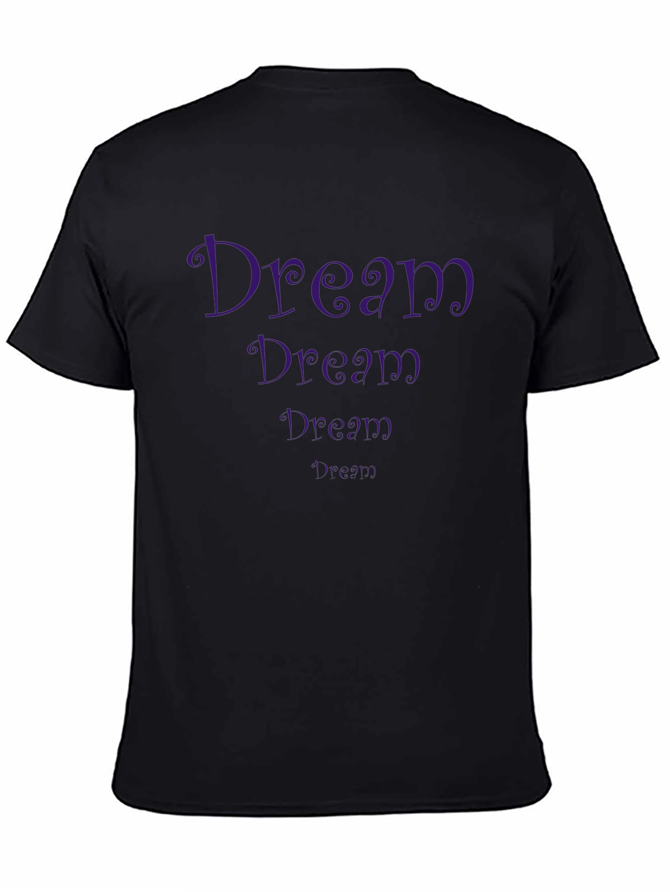 Dream Graphic Tee - Stylish Black Cotton T-Shirt